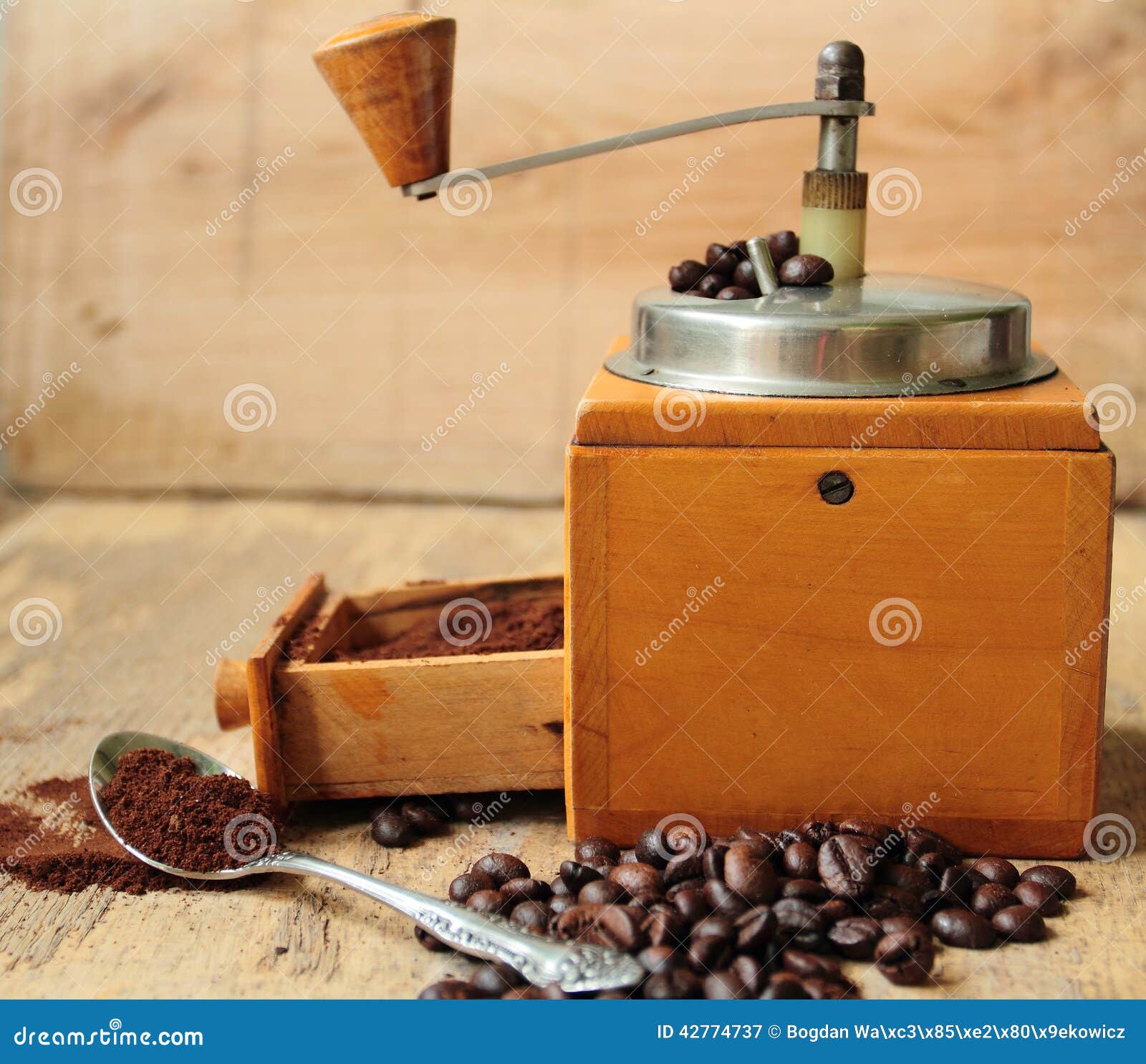 Coffee grinder stock image. Image of refreshment, closeup 42774737
