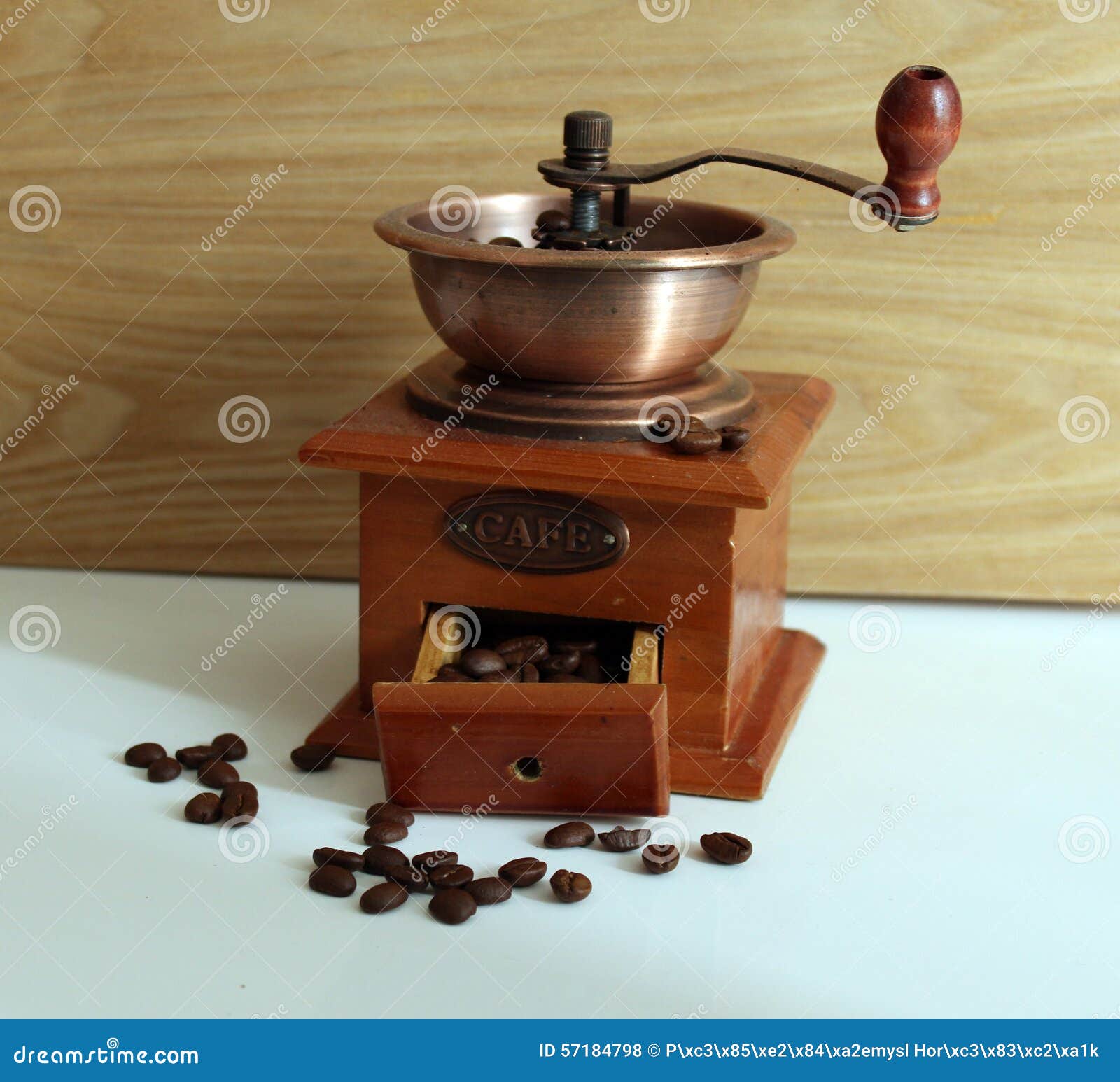 Coffee grinder stock photo. Image of drinks, drink, aromatic 57184798