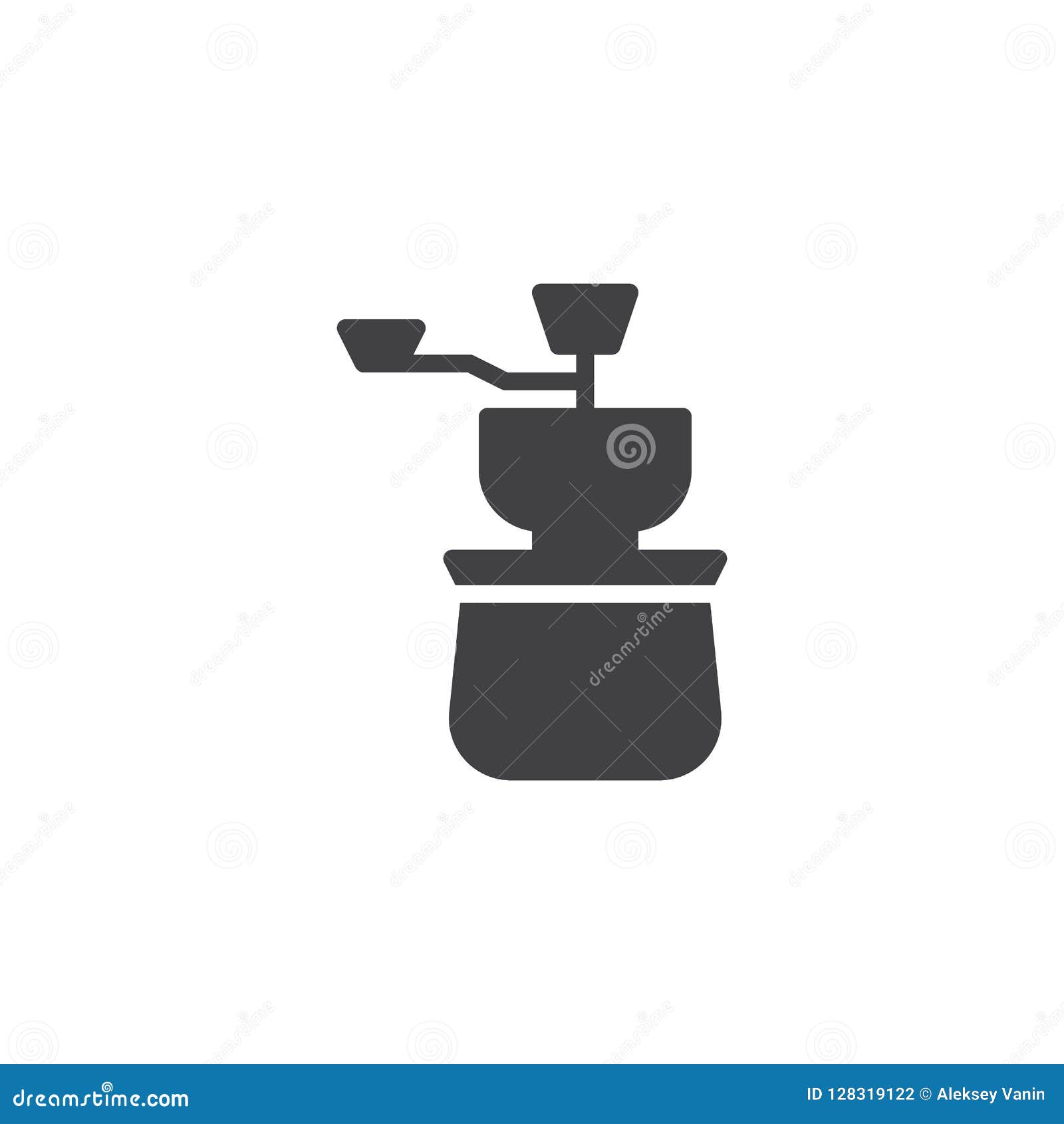 Download Coffee Grinder vector icon stock vector. Illustration of ...