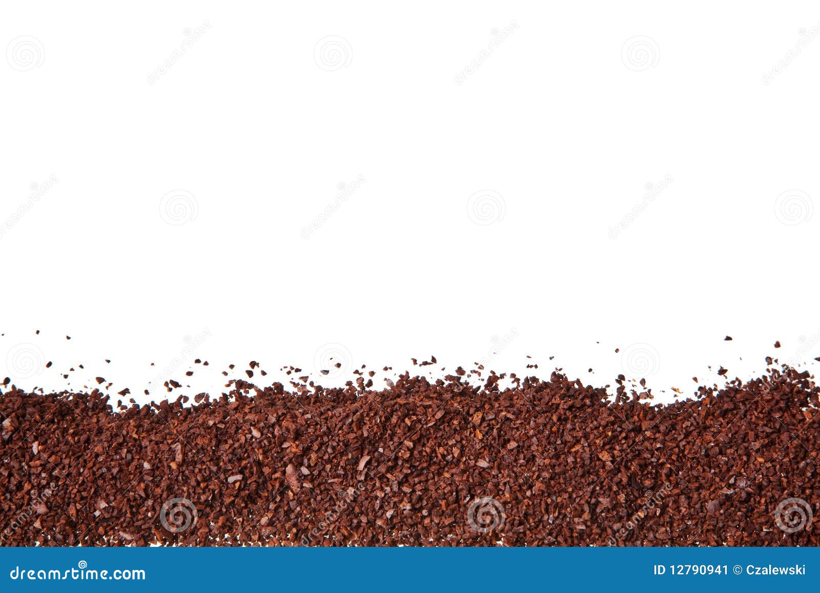 Coffee grounds isolated stock image. Image of isolated 12790941