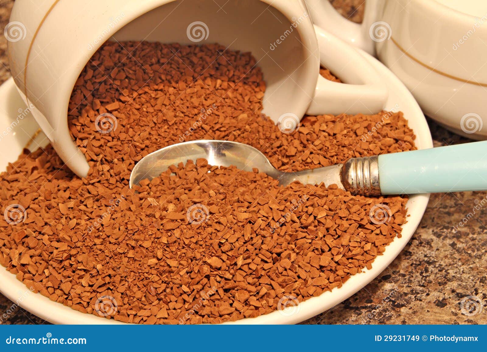Coffee Instant Freeze Dried Stock Image Image of rooms, spoon 29231749