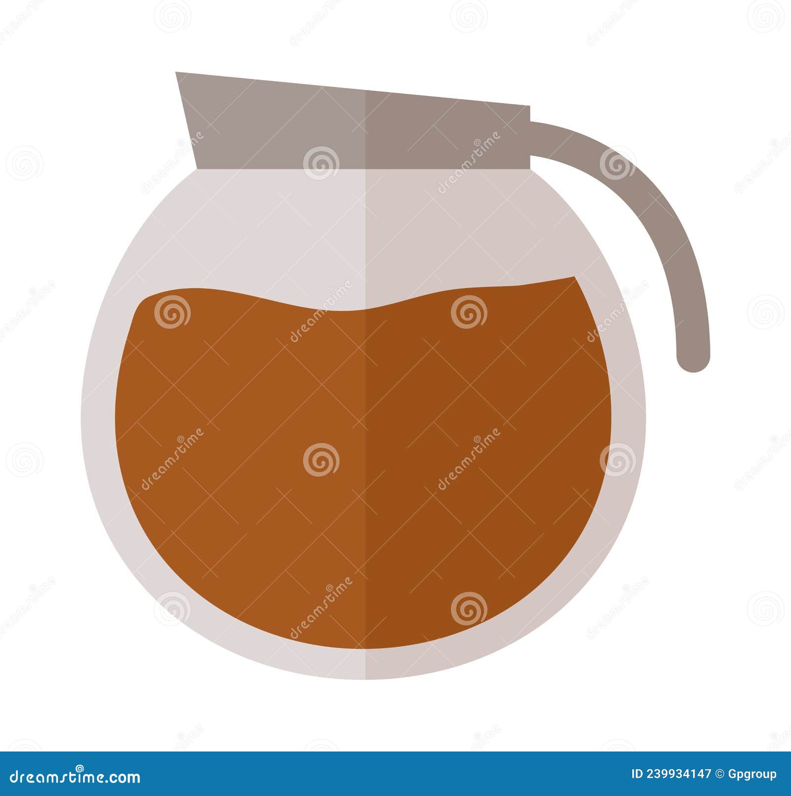 Coffee jug design stock vector. Illustration of coffee 239934147