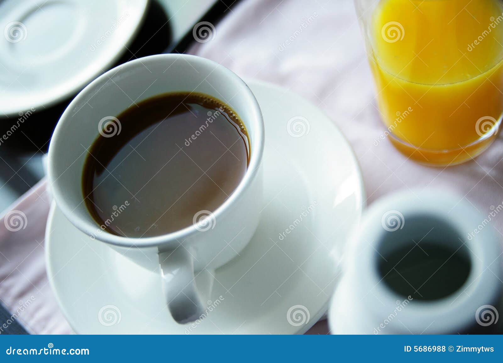 Coffee and juice stock photo. Image of room, breakfast 5686988