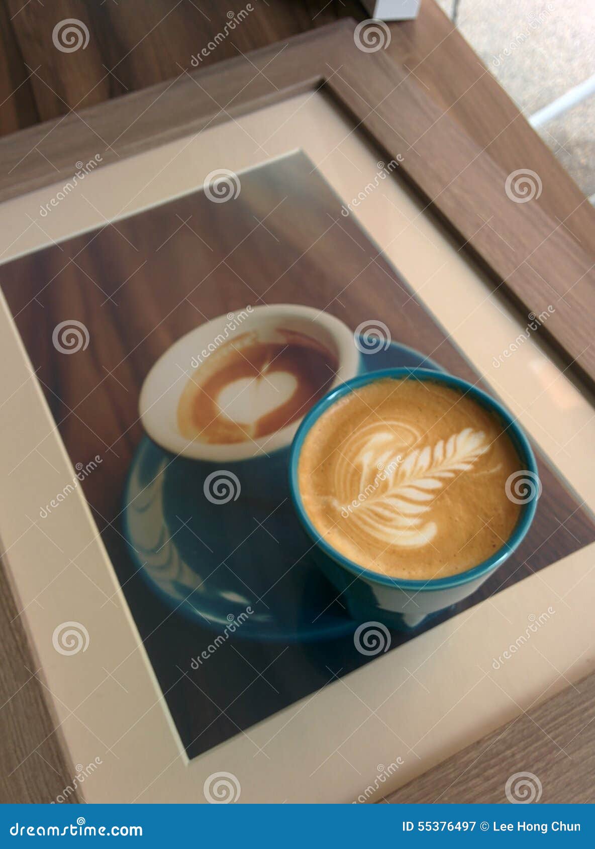 Coffee Latte Art stock image. Image of real, latte, coffee 55376497