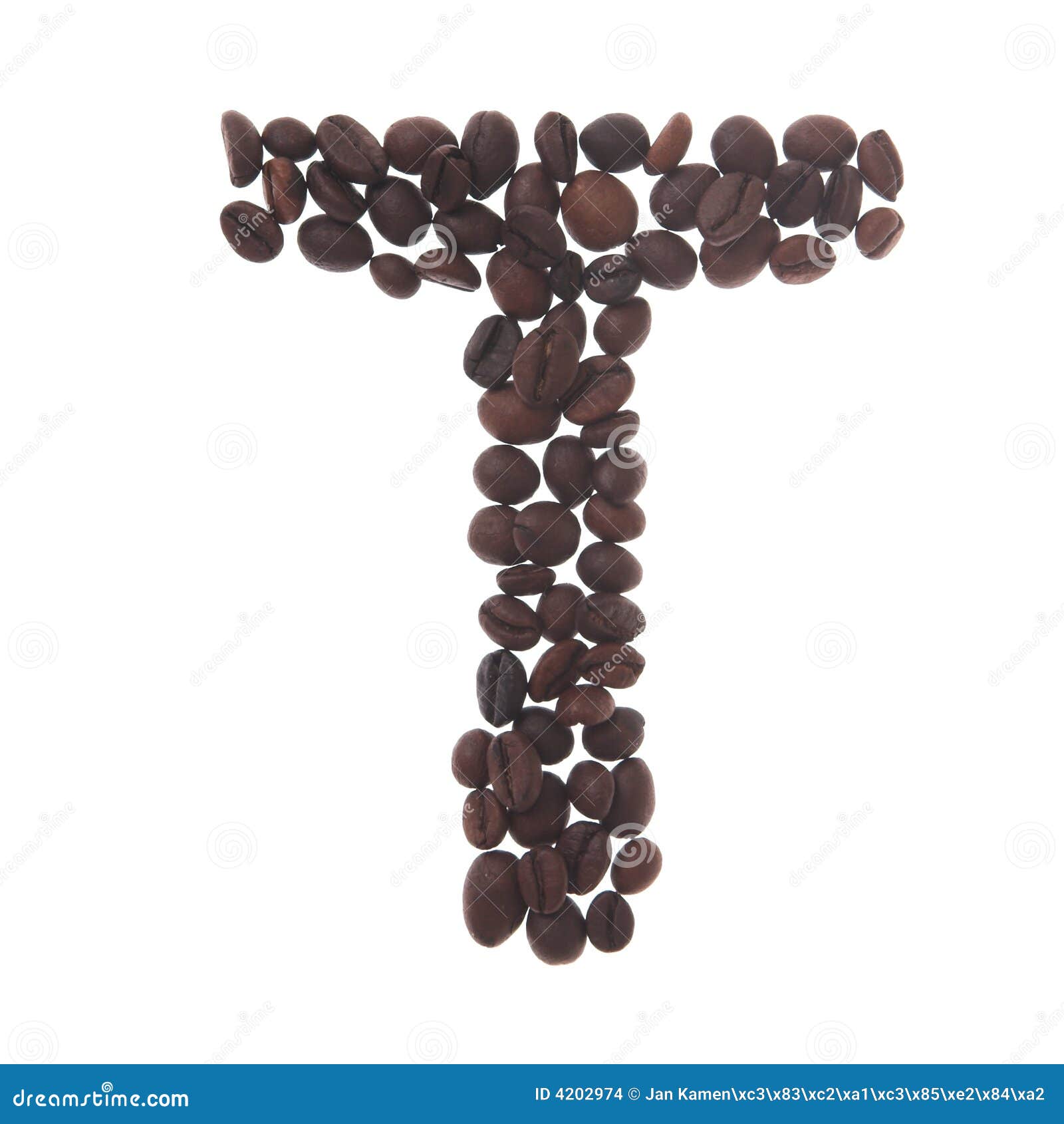 stock images coffee letter t image