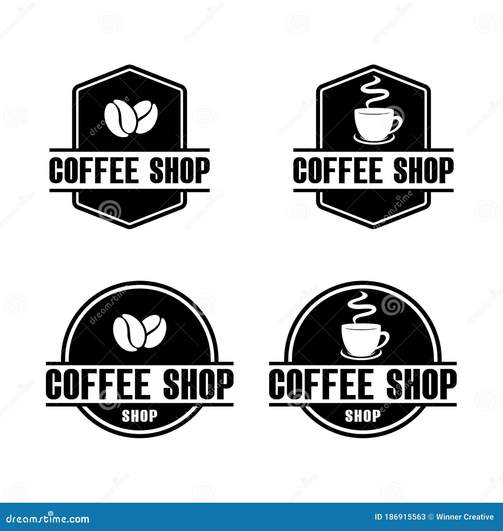 Coffee Logo Design. Cafe Logo Design Vector Stock Vector ...