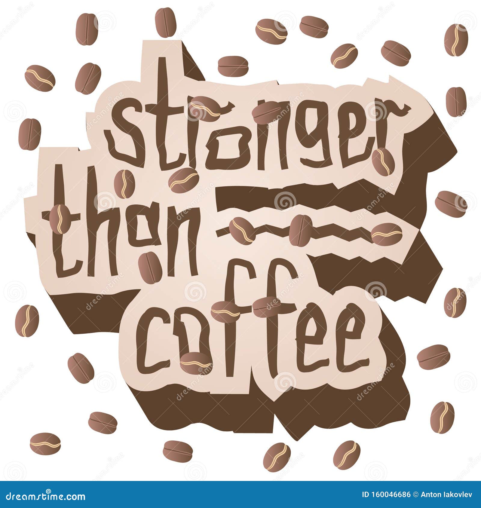Coffee lover quote stock illustration. Illustration of bold - 160046686
