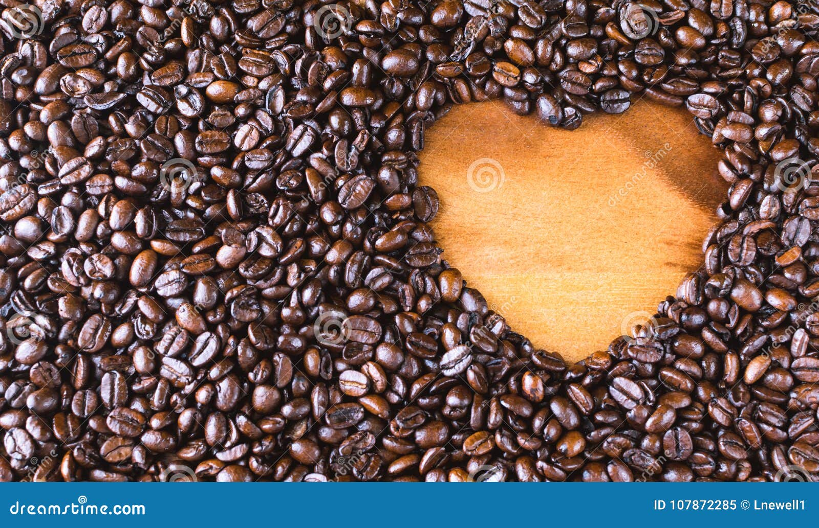 coffee lovers background with heart 