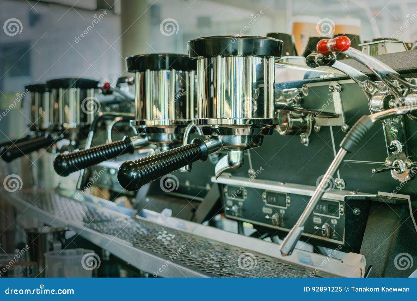 Coffee Machine in Coffee Shop Stock Image Image of making, machine