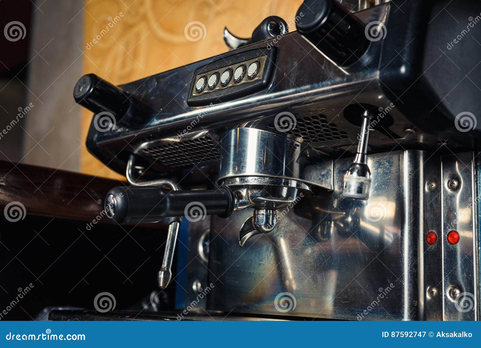 Coffee Machine in the Coffee Shop Stock Image Image of cappuccino