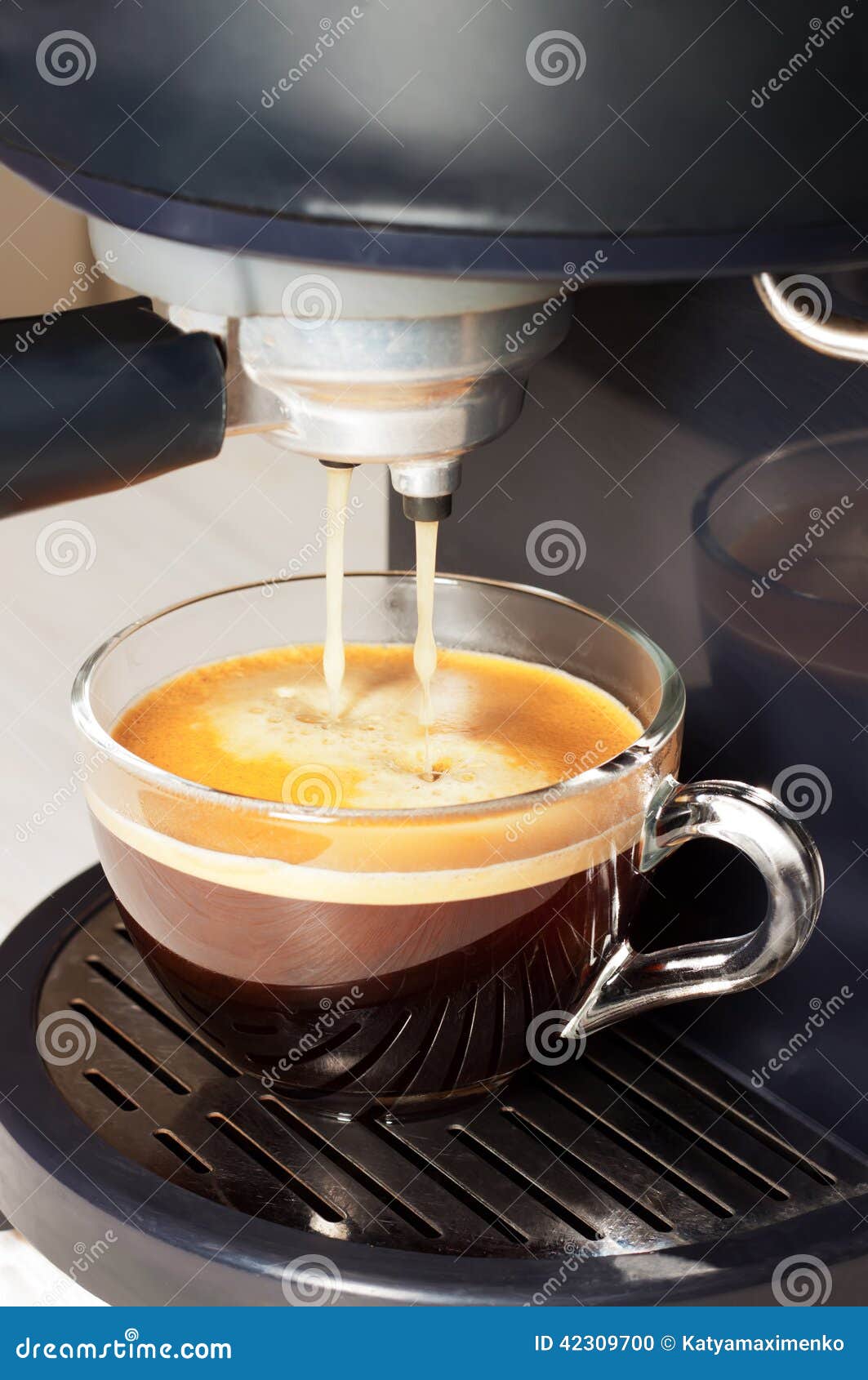 Coffee machine stock photo. Image of fresh, espresso 42309700