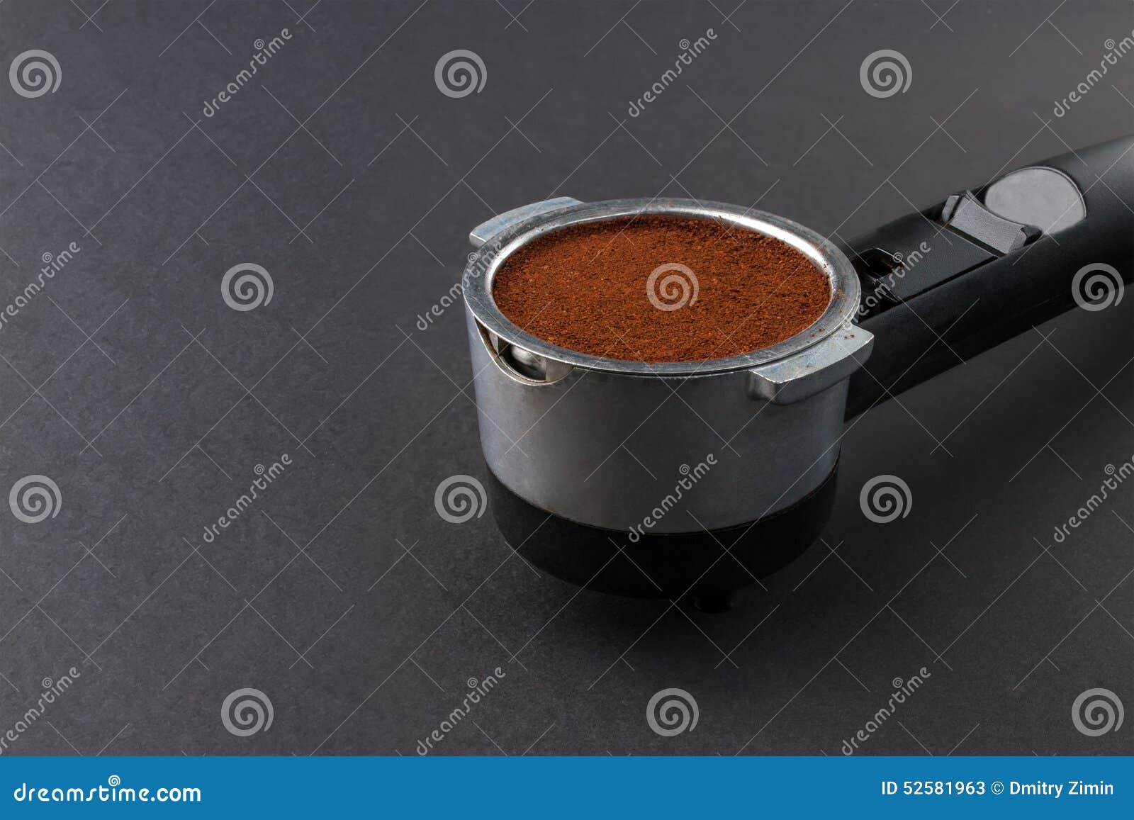 Coffee machine holder stock image. Image of handle, authentic 52581963