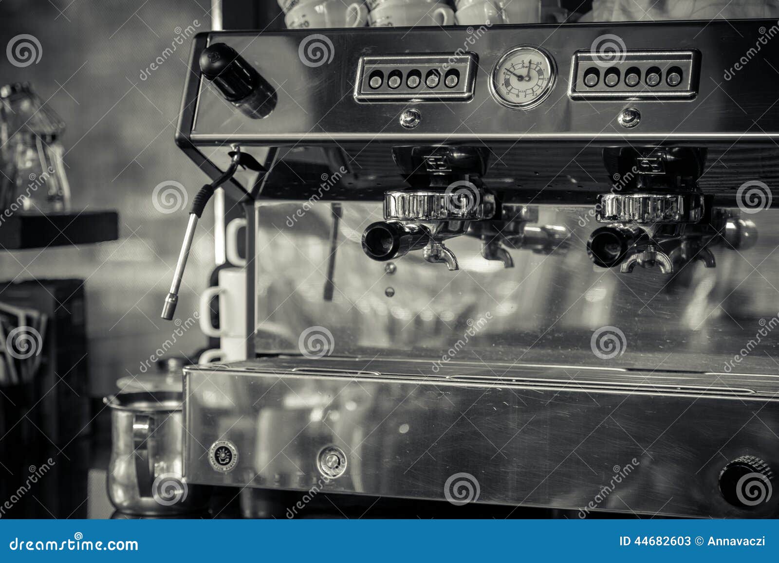 Coffee Machine in Restaurant Stock Image Image of espresso, commodity