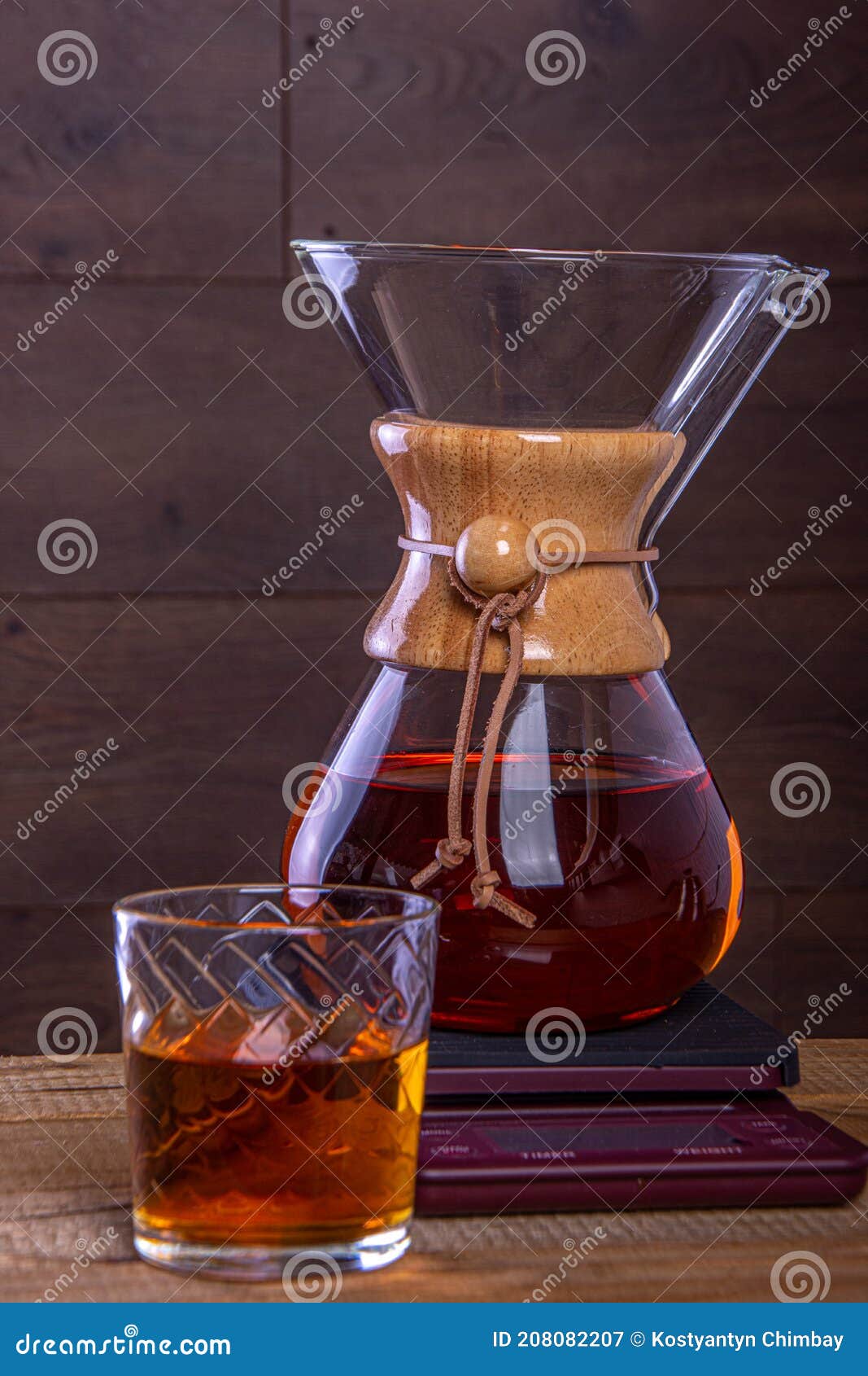coffee made using the kemex technology