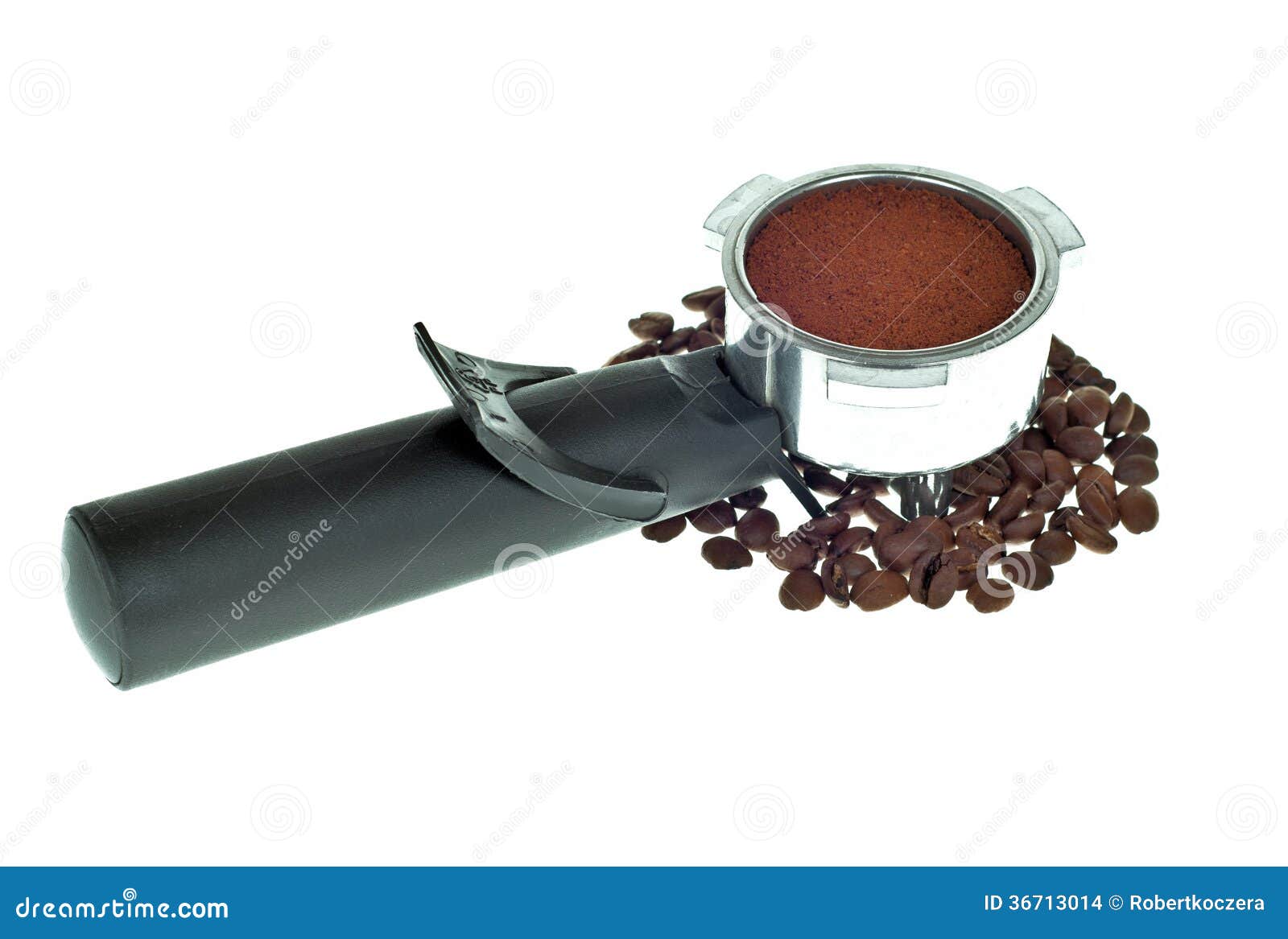 Coffee maker and beans stock photo. Image of grow, light 36713014