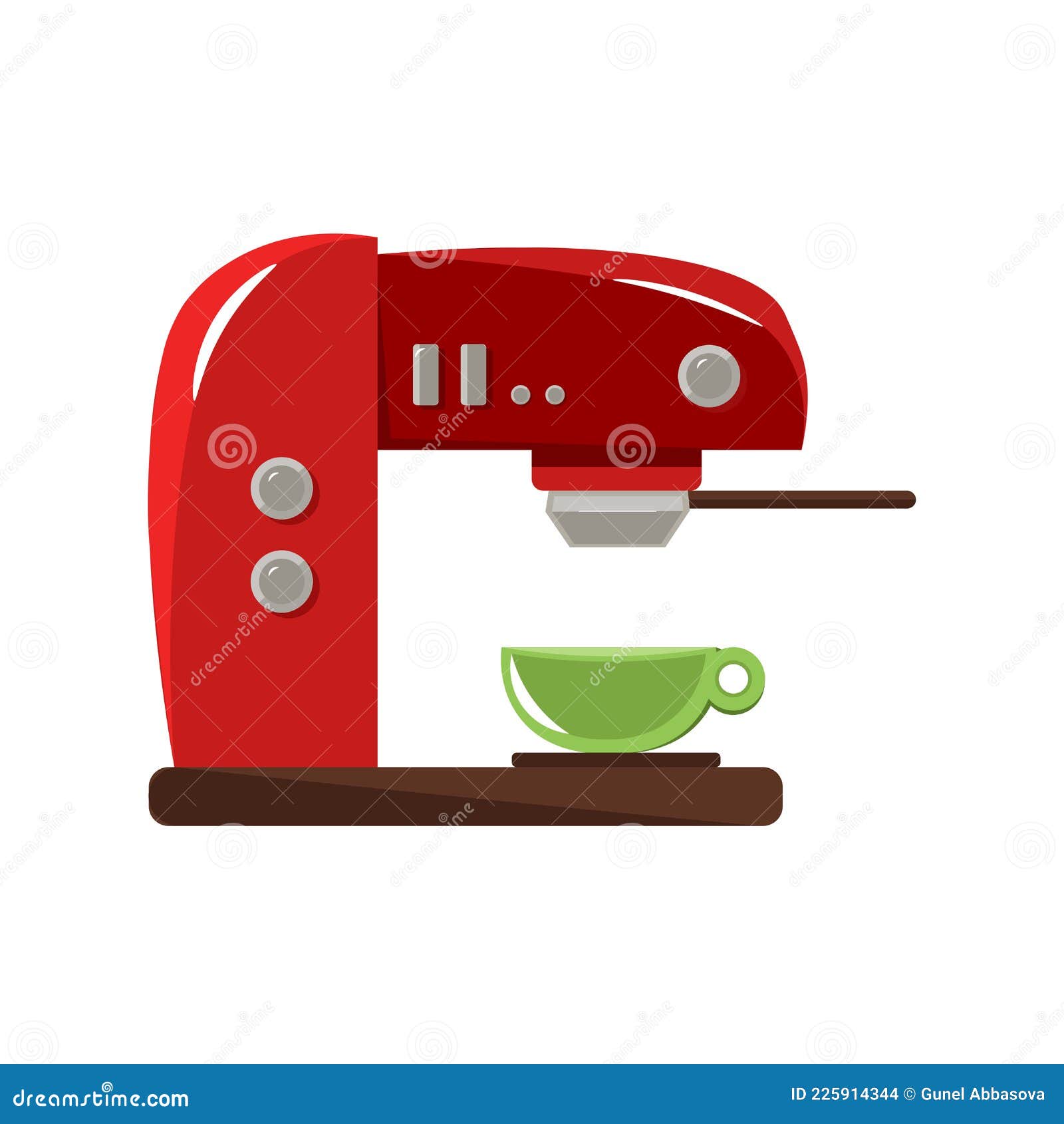 Coffee Maker Clipart. Coffee Maker Vector Clipart Stock Vector