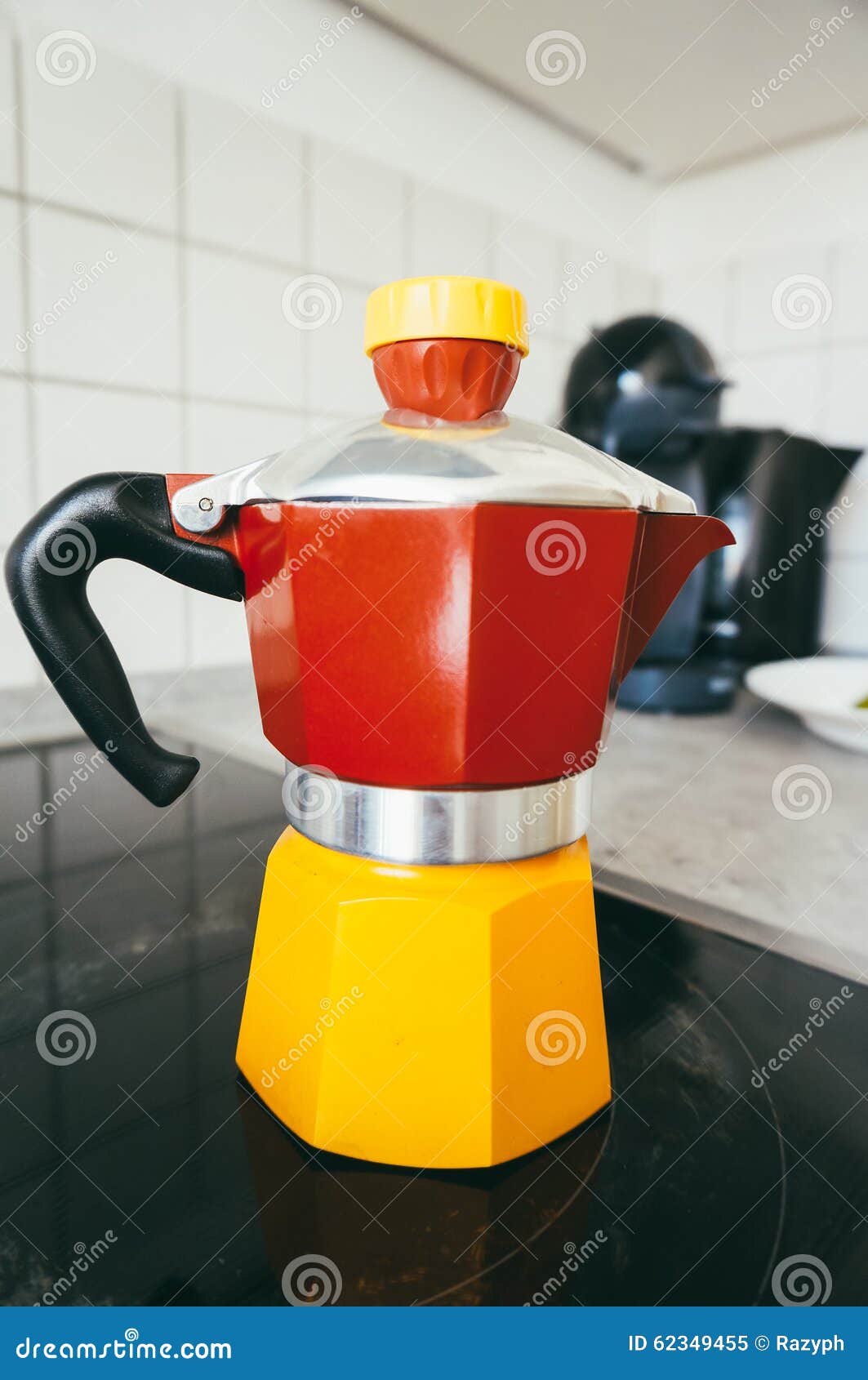 Coffee maker stock image. Image of temperature, prepare 62349455