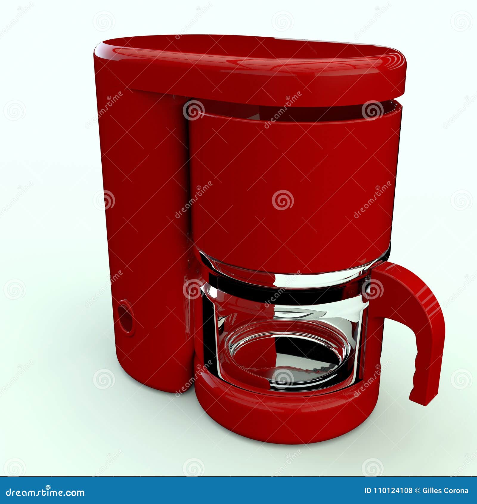 Coffee maker stock illustration. Illustration of electricity 110124108