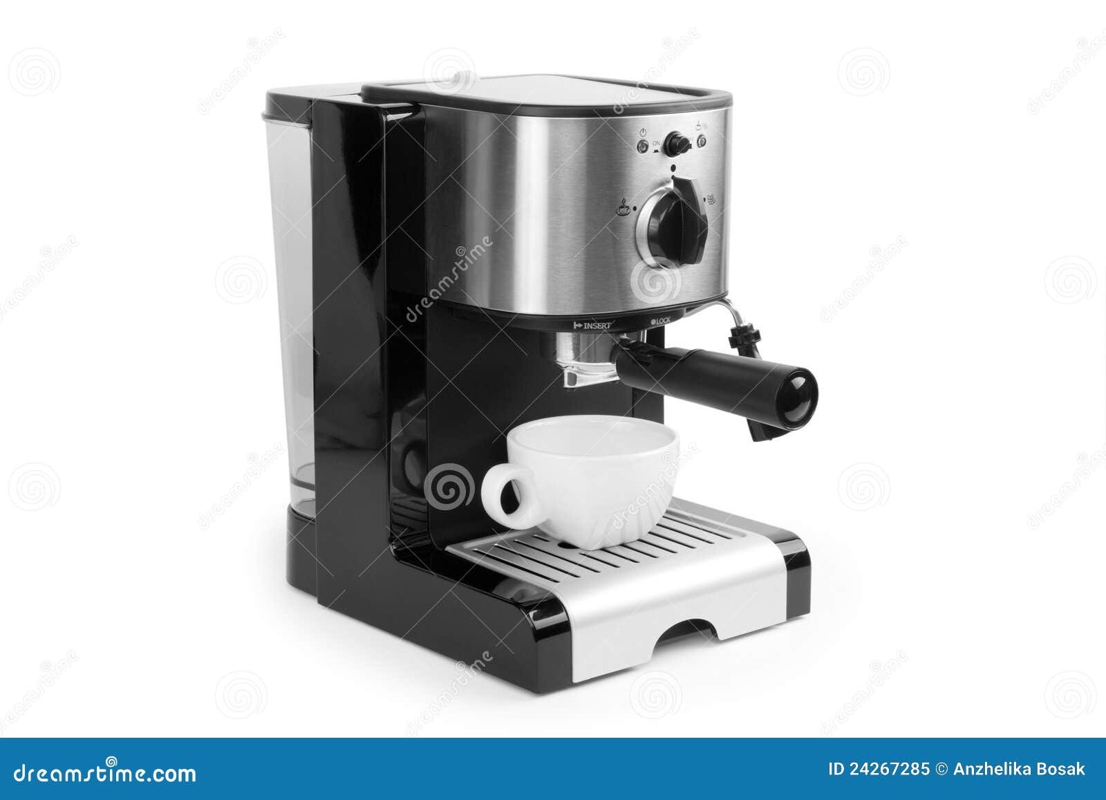 coffee maker and cup