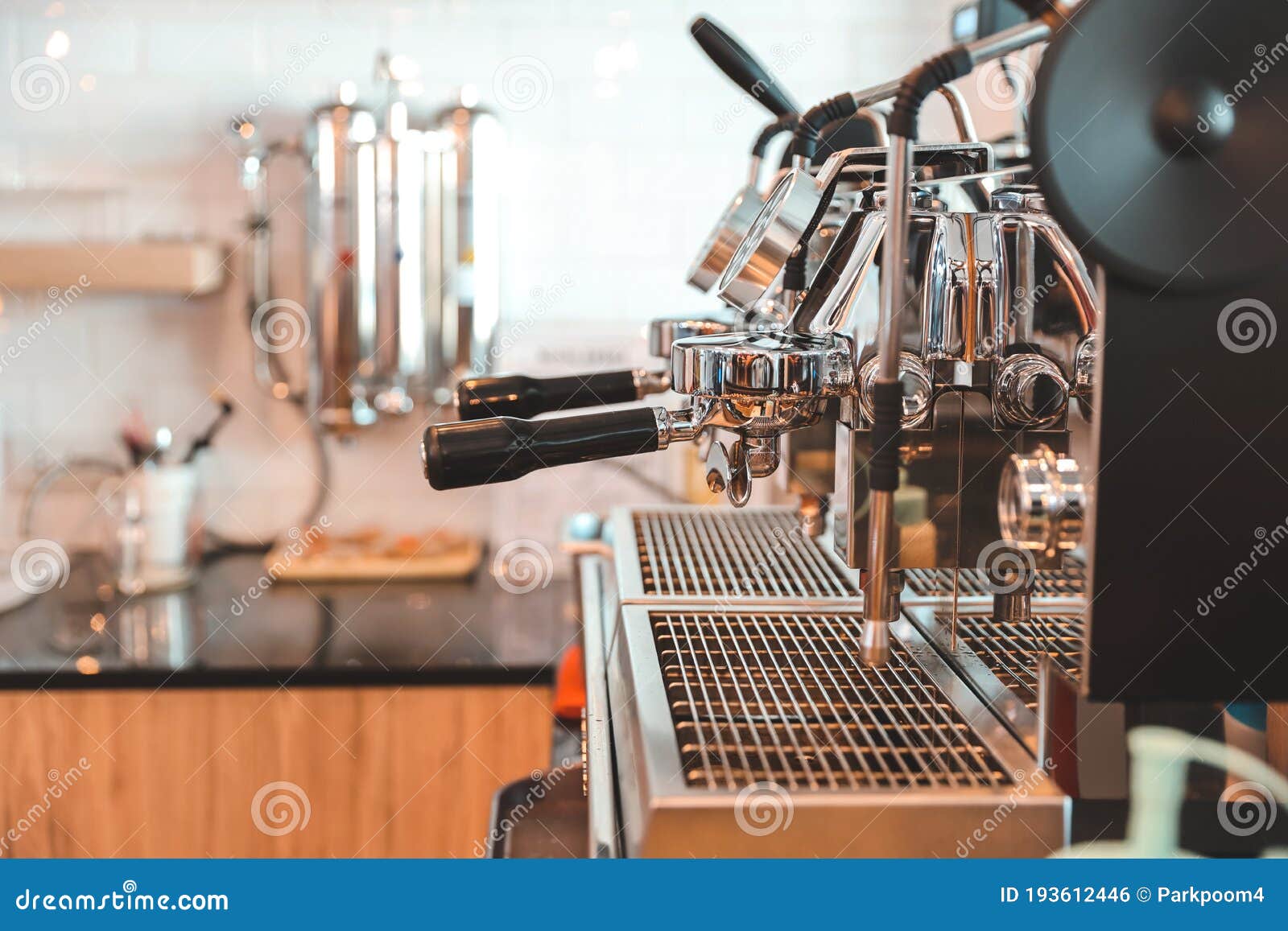 Coffee Maker Machine for Barista in Coffee Shop Stock Photo Image of