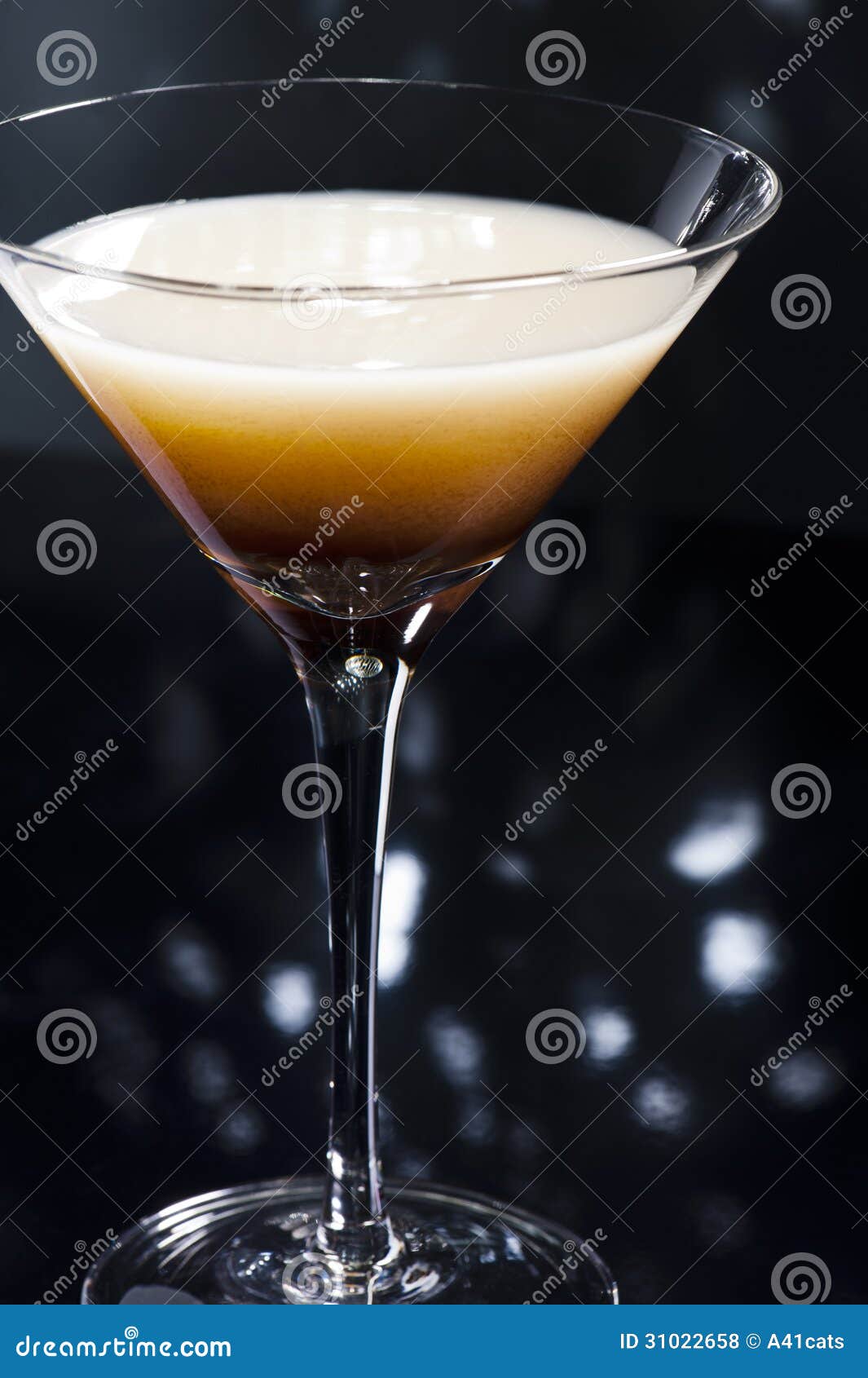 Coffee Martini stock photo. Image of elegant, cream, cafe 31022658