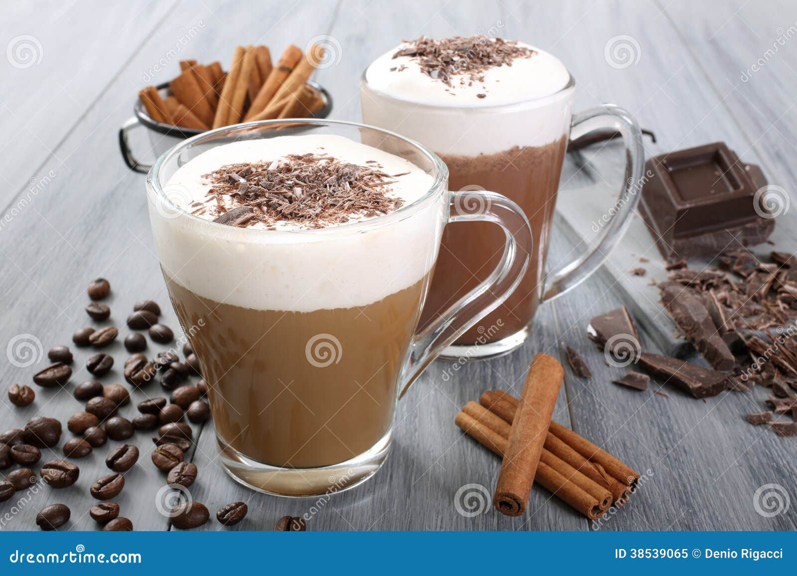 Coffee milk and chocolate stock image. Image of spoon 38539065
