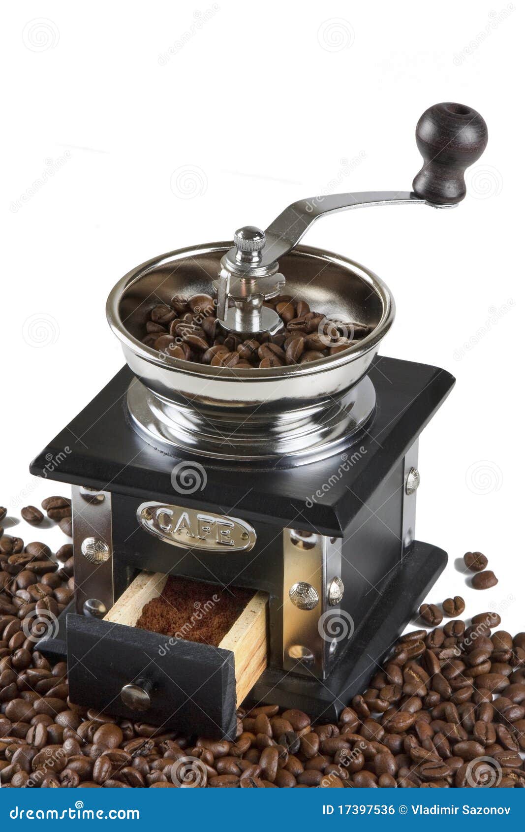 Coffee mill stock photo. Image of grind, chocolate, rustic 17397536