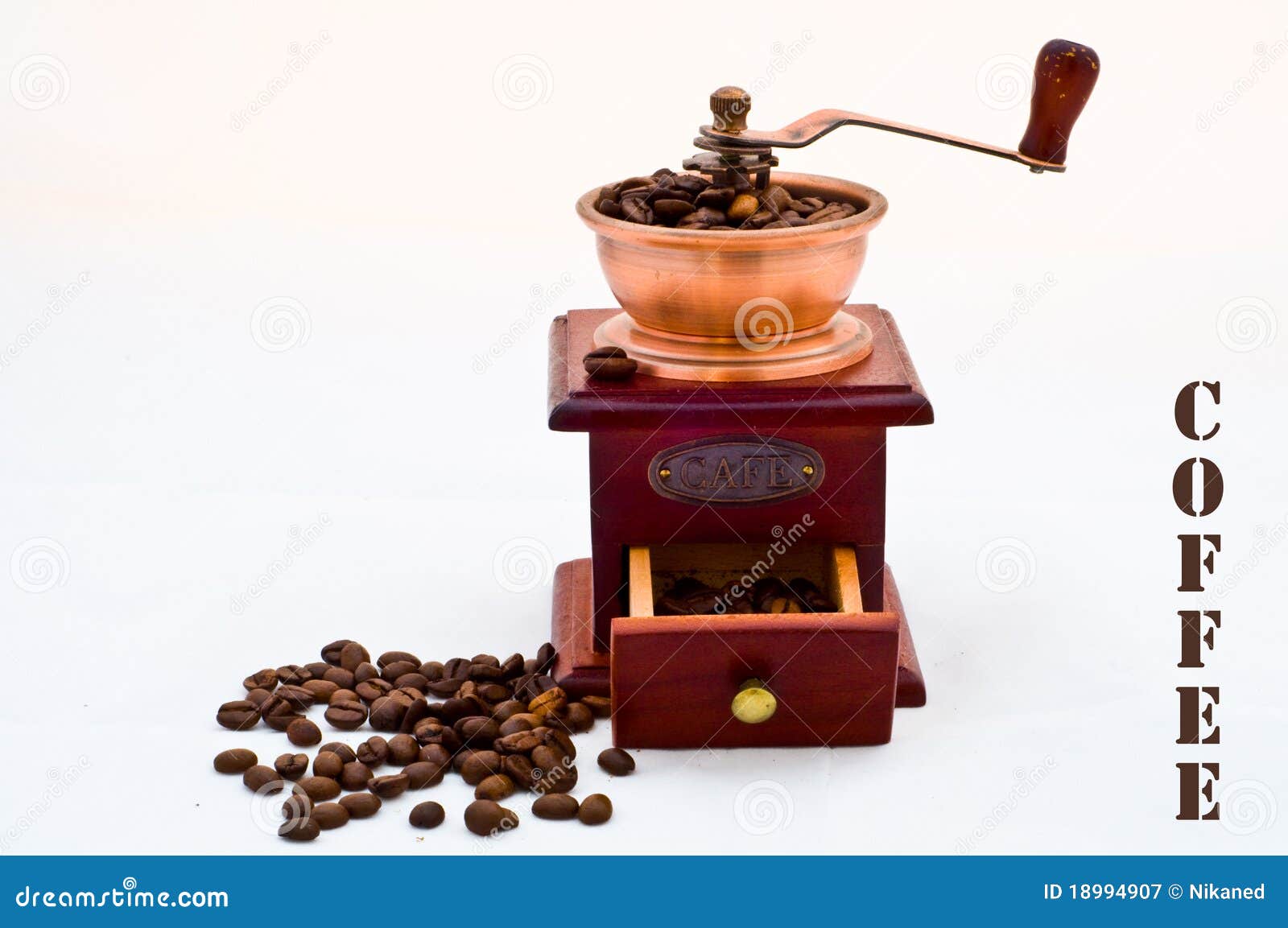 Coffee mill stock image. Image of space, grinder, object 18994907