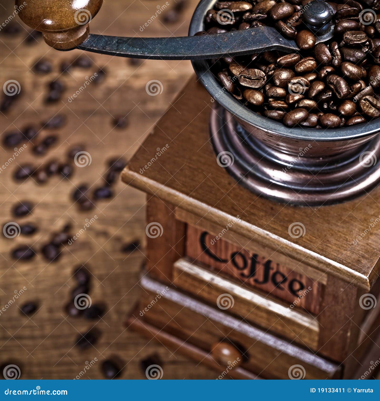 Coffee mill stock image. Image of handle, coffee, dried 19133411