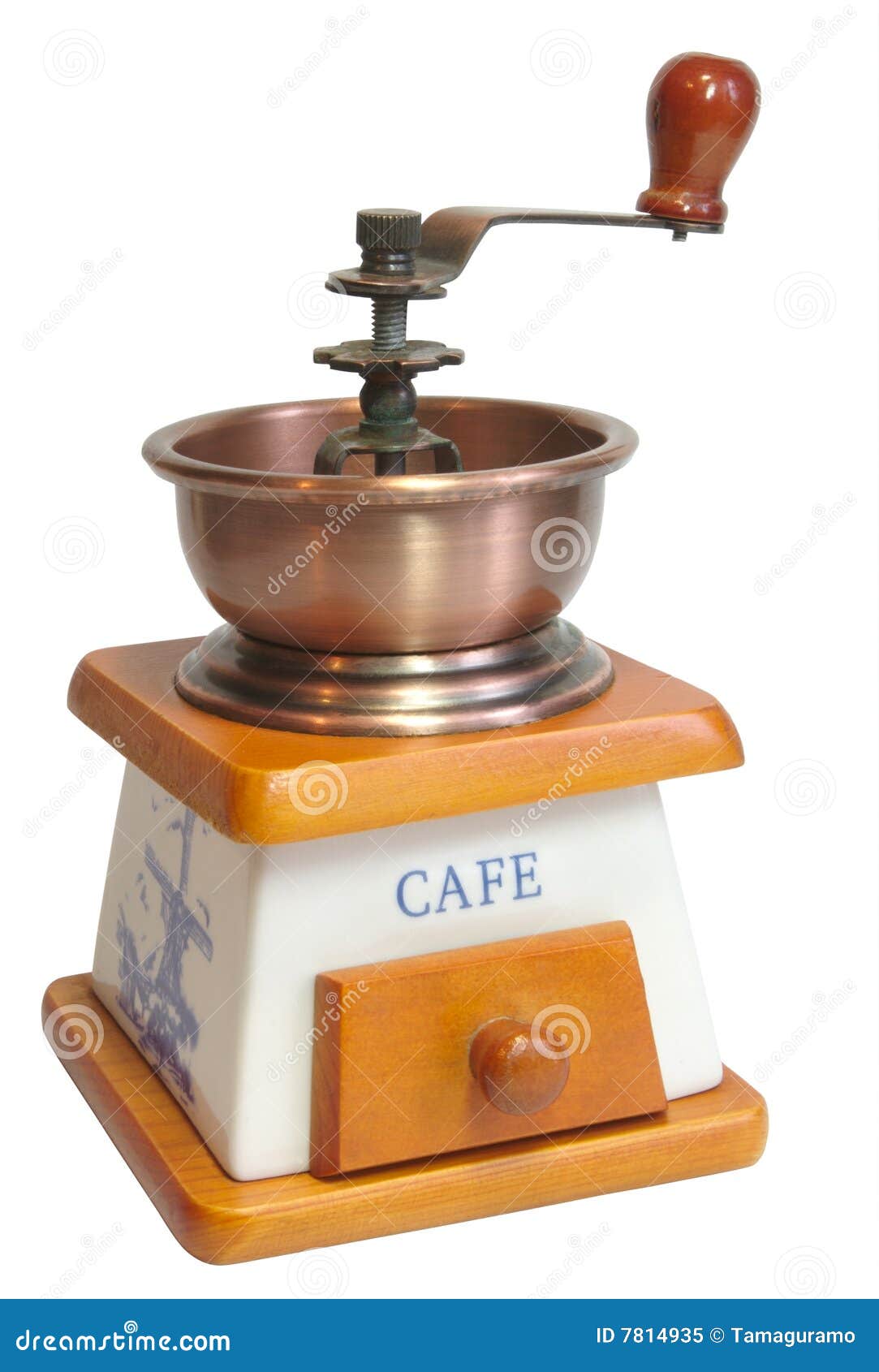 Coffeemill Closed Isolated Stock Image Image of caffee, seed 7814935