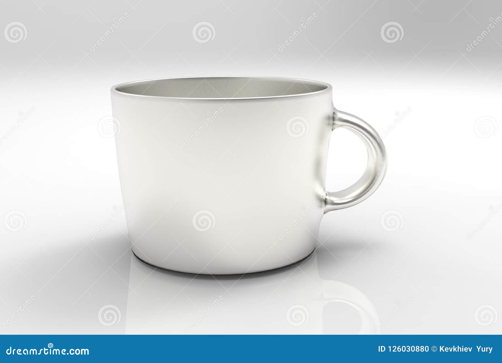 Coffee mug 3D stock illustration. Illustration of background - 126030880