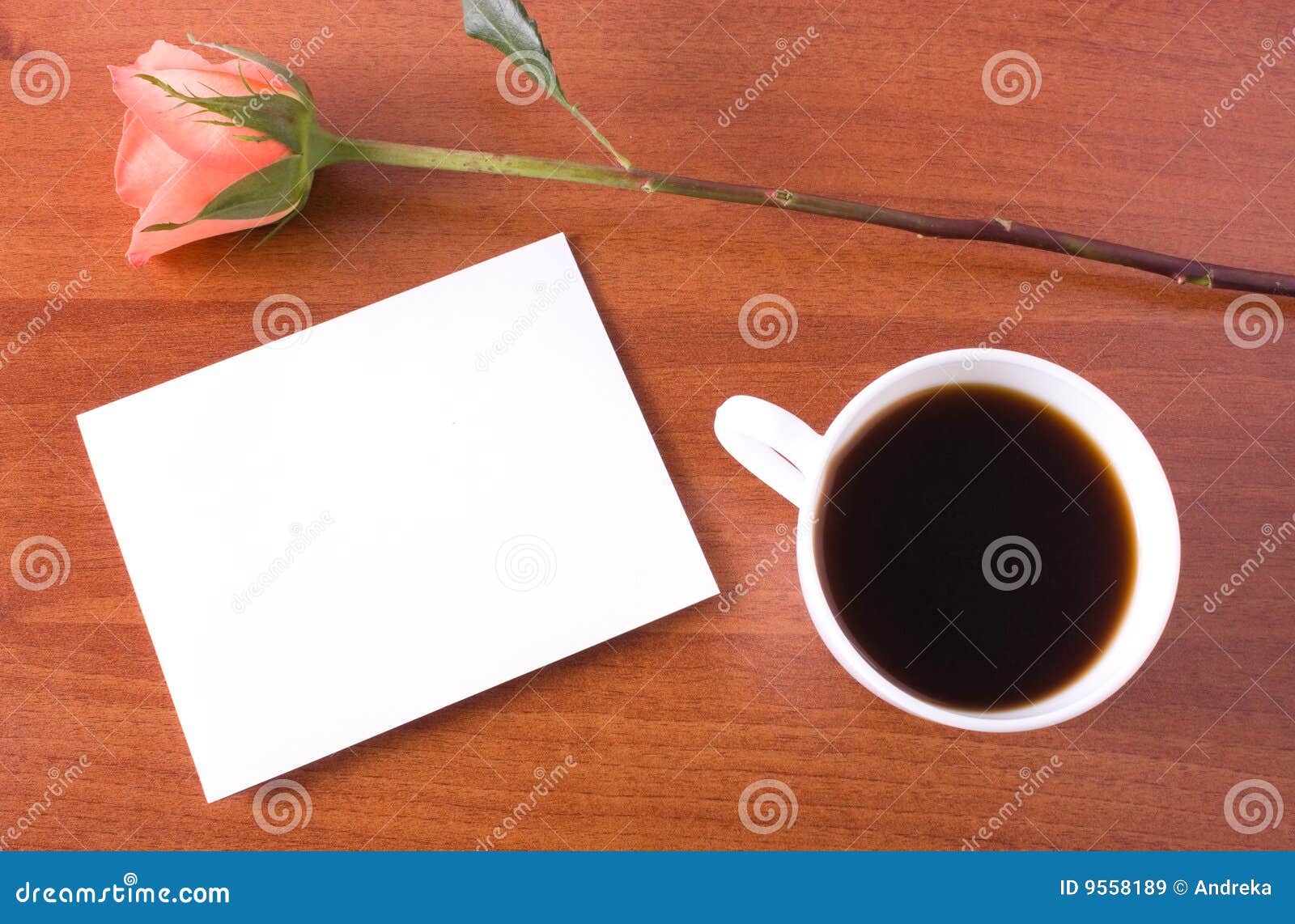 Coffee note stock image. Image of beverage, food, notebook 9558189