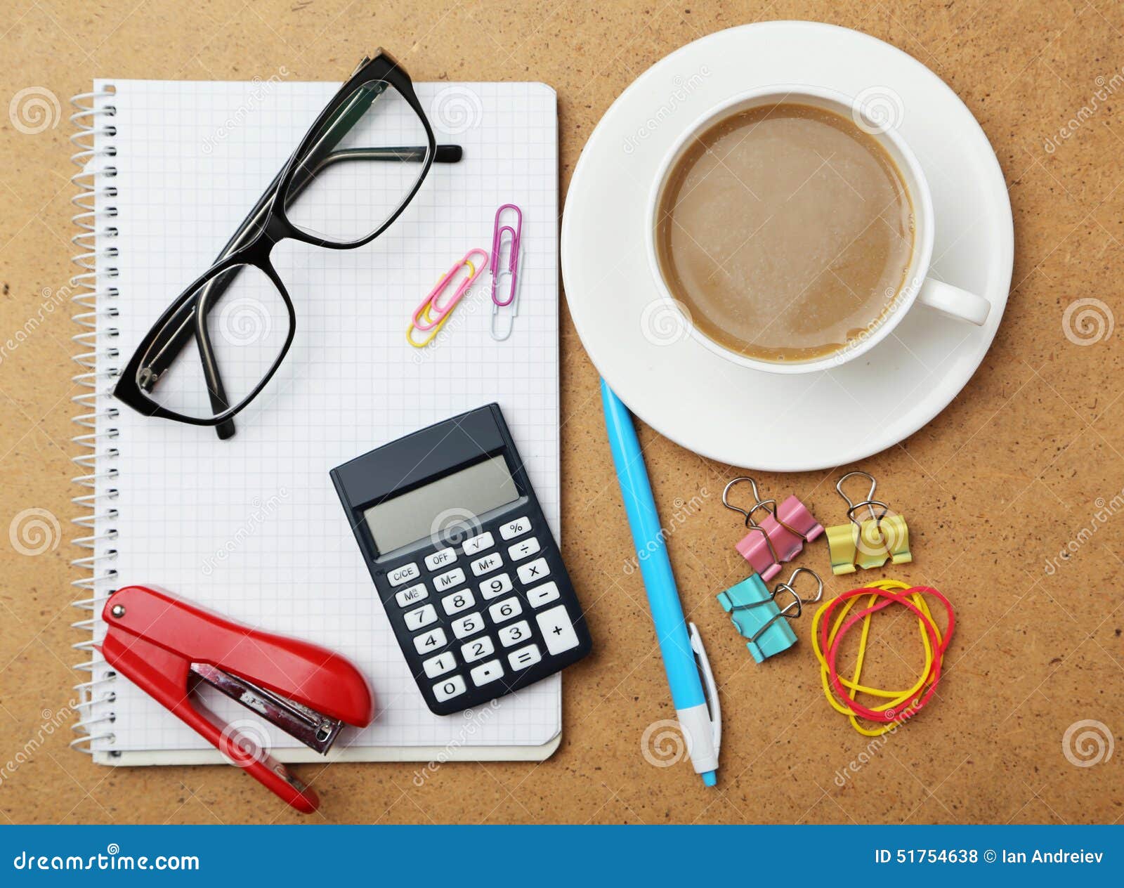 Coffee stock photo. Image of office, business, brown 51754638