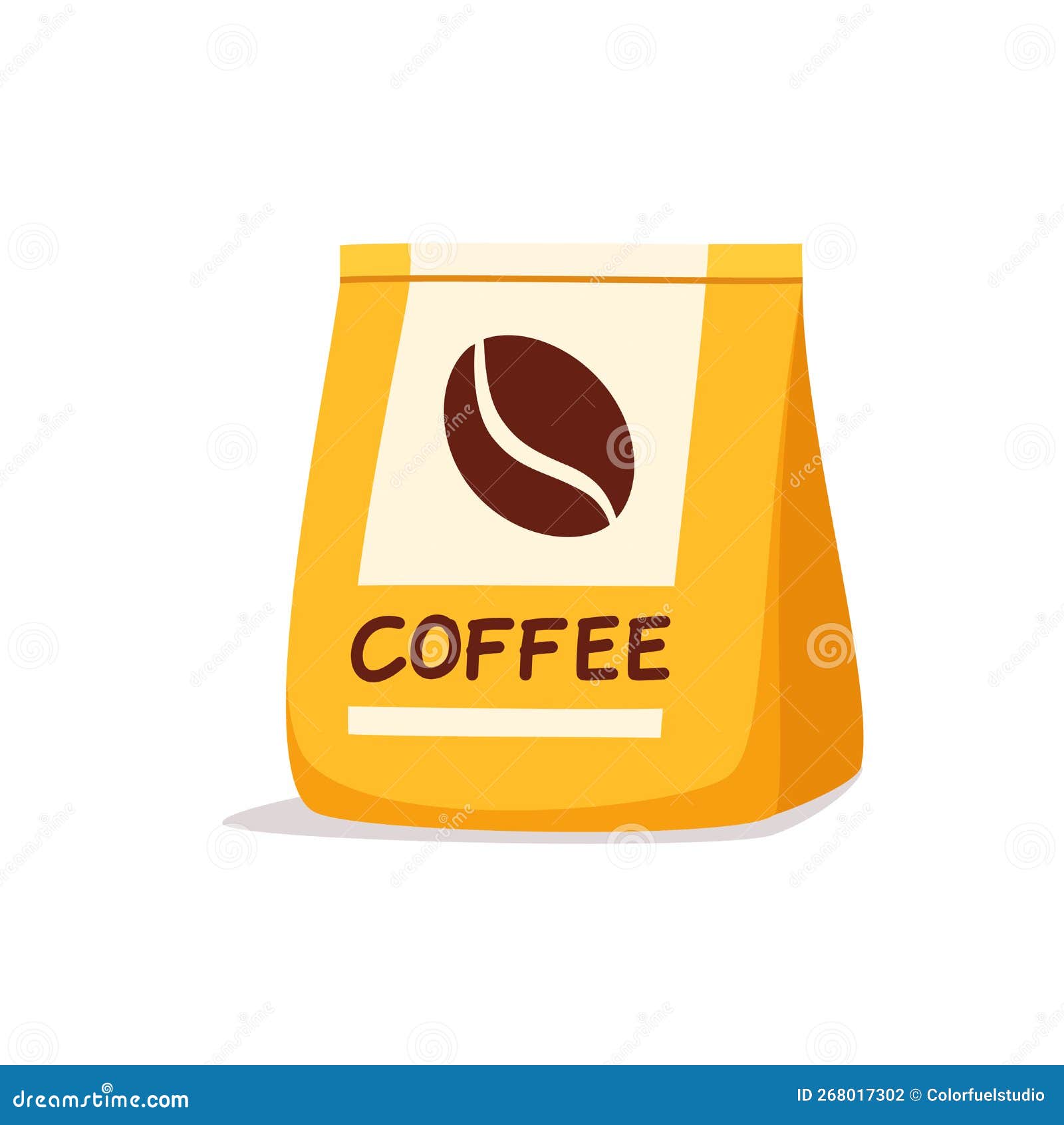 Coffee Pack with Good Quality with Good Color Stock Vector