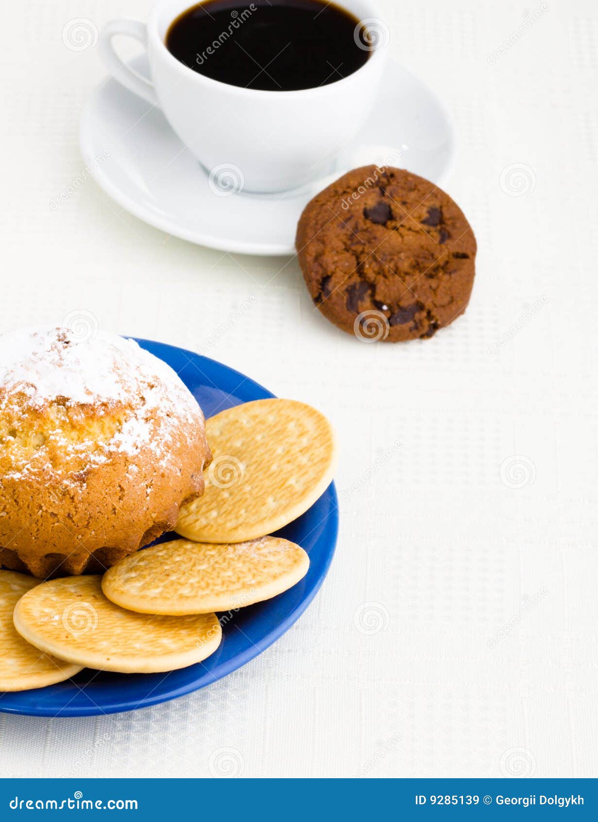 Coffee and pastry stock image. Image of refreshing, pastry 9285139