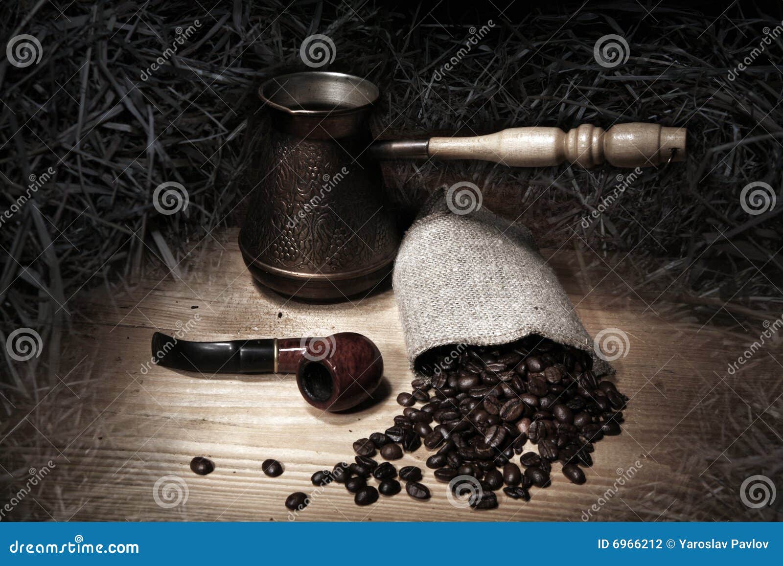 Coffee and pipe stock photo. Image of drink, backgrouhd 6966212