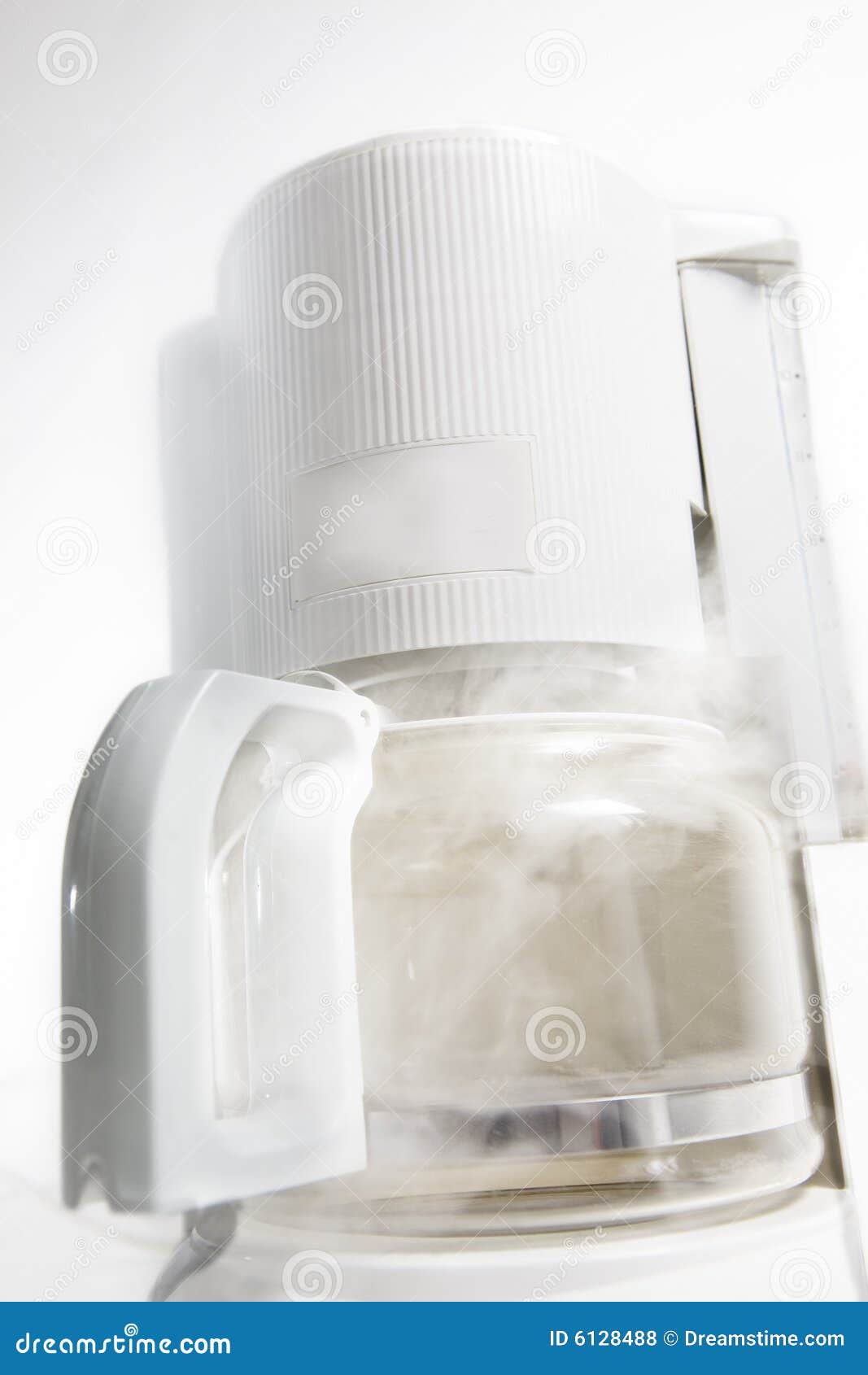 Coffee pot with steam stock photo. Image of steam, isolated 6128488