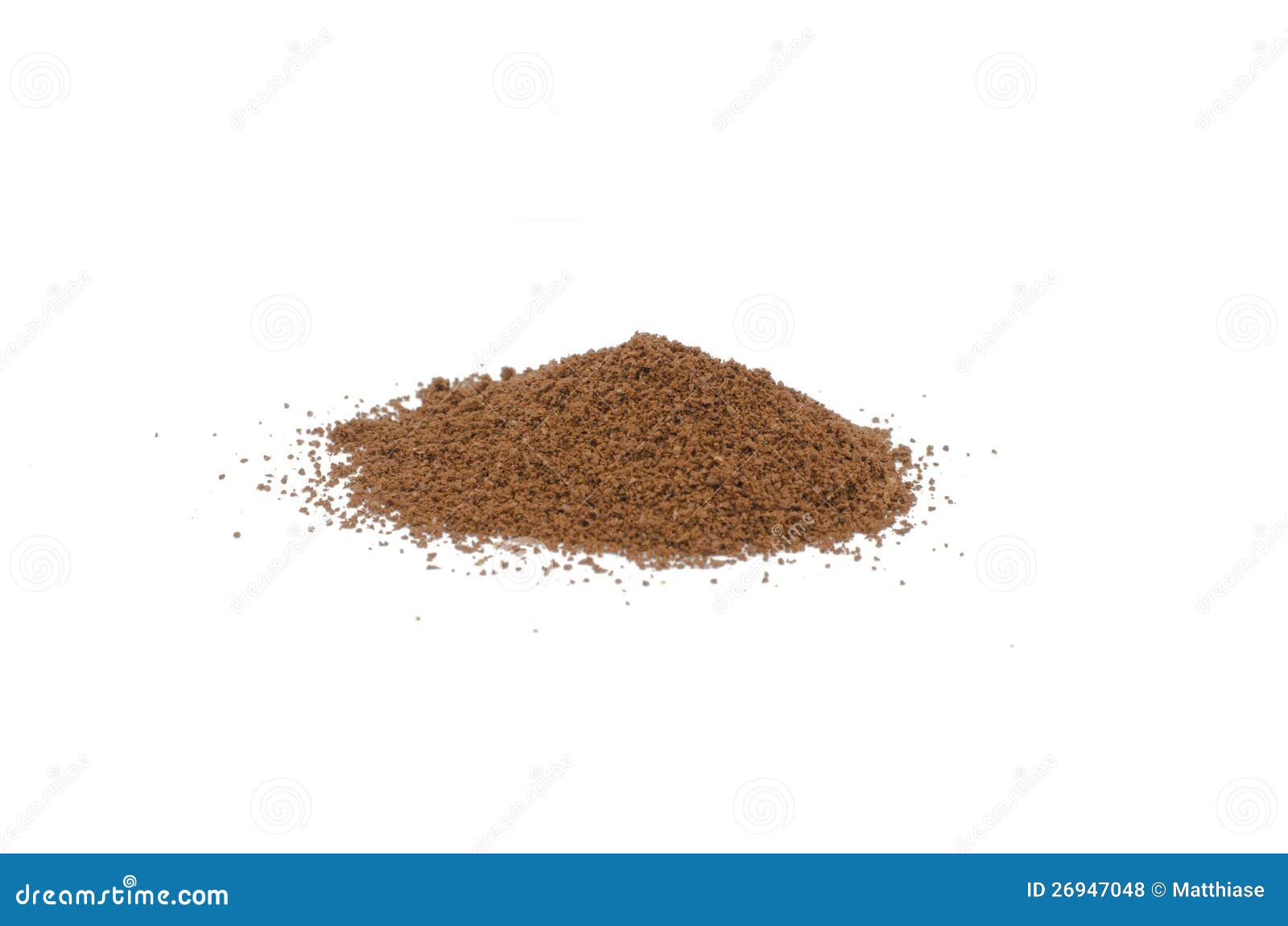 Coffee Powder Or Topping For The Vending Machine. RoyaltyFree Stock