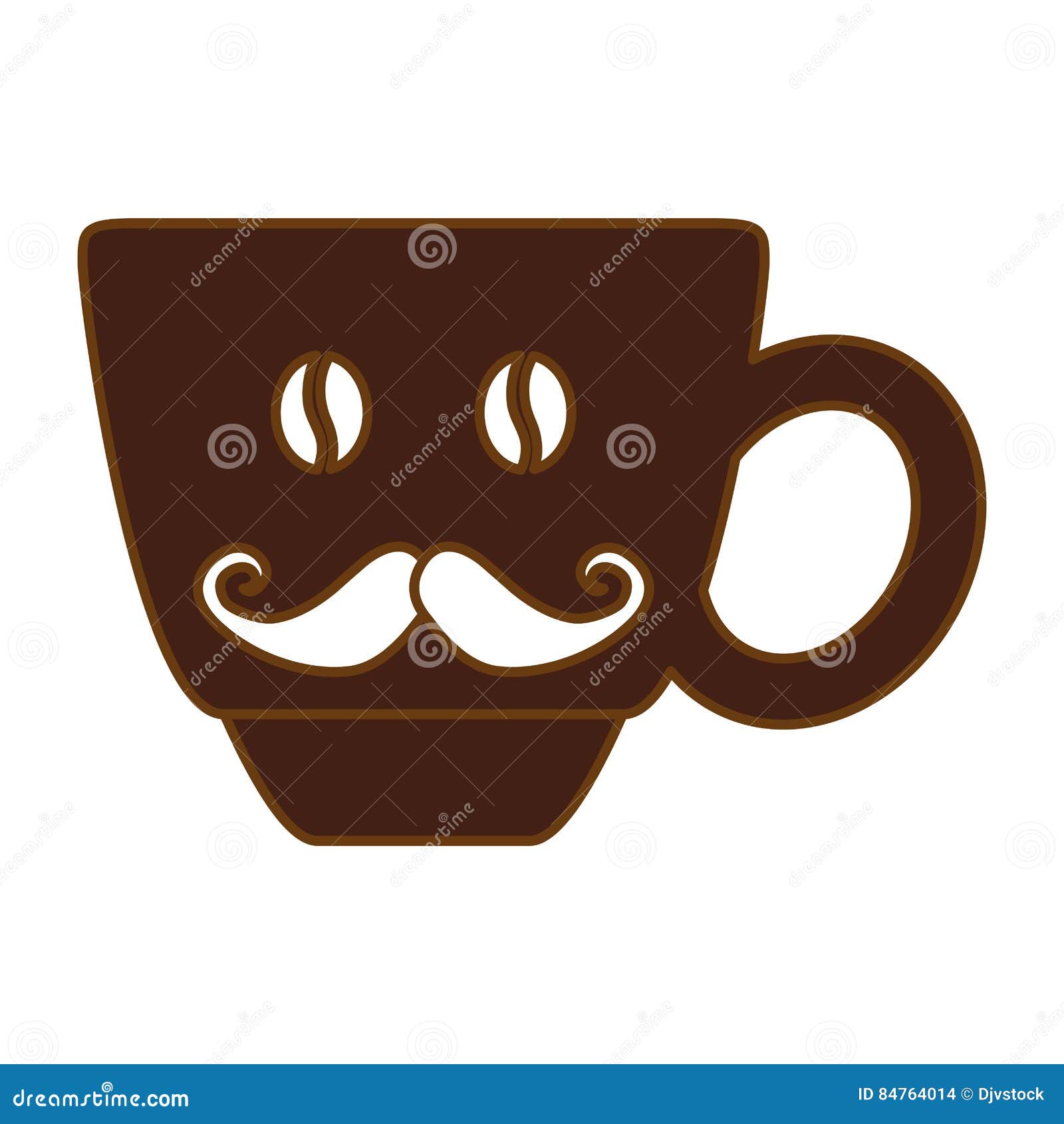 Coffee related icons image stock illustration. Illustration of