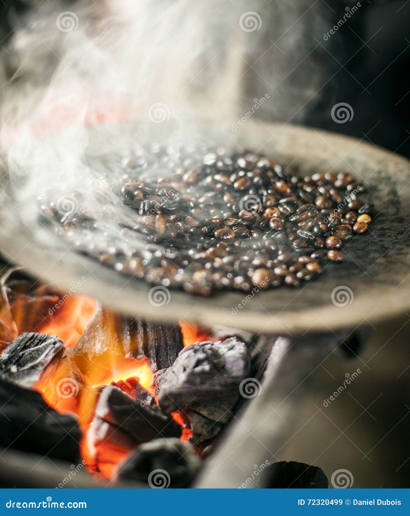 Coffee Roasting Over Fire in Ethiopia Stock Image Image of fresh
