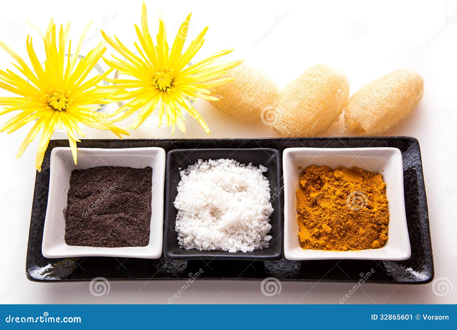Coffee, Salt and Turmeric Scrub Stock Image Image of health, therapy