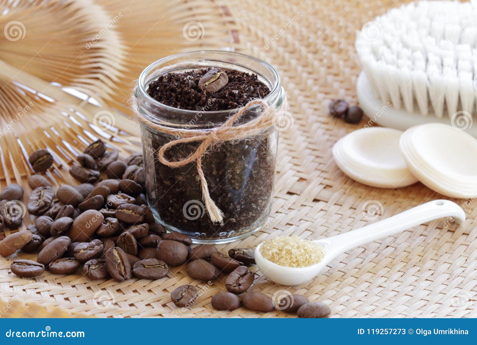 Coffee scrub for skin care stock image. Image of face 119257273