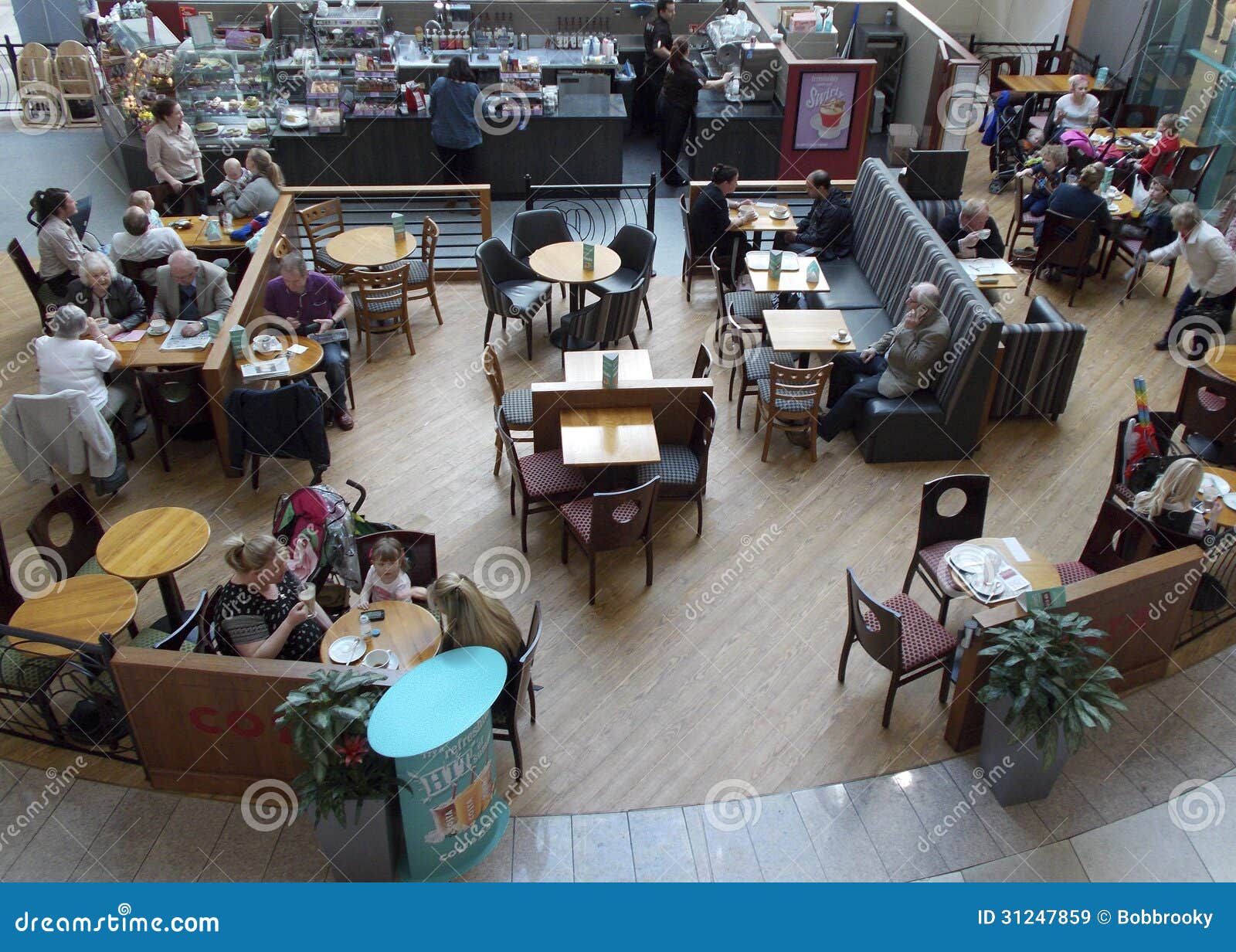 Coffee Shop from Above, Preston Editorial Stock Image Image of