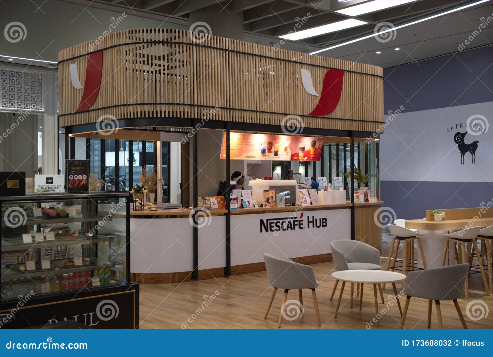 Coffee Shop Concept Nescafe Hub Editorial Photography - Image of store,  samyan: 173608032