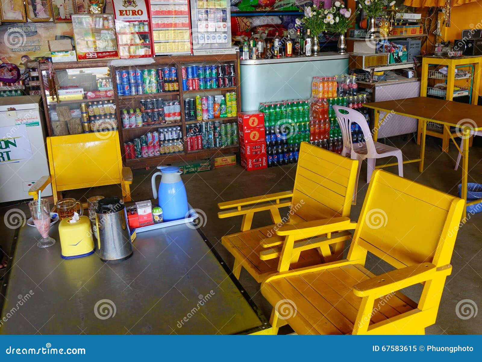 A Coffee Shop in Yangon, Myanmar Editorial Image Image of asia, burma