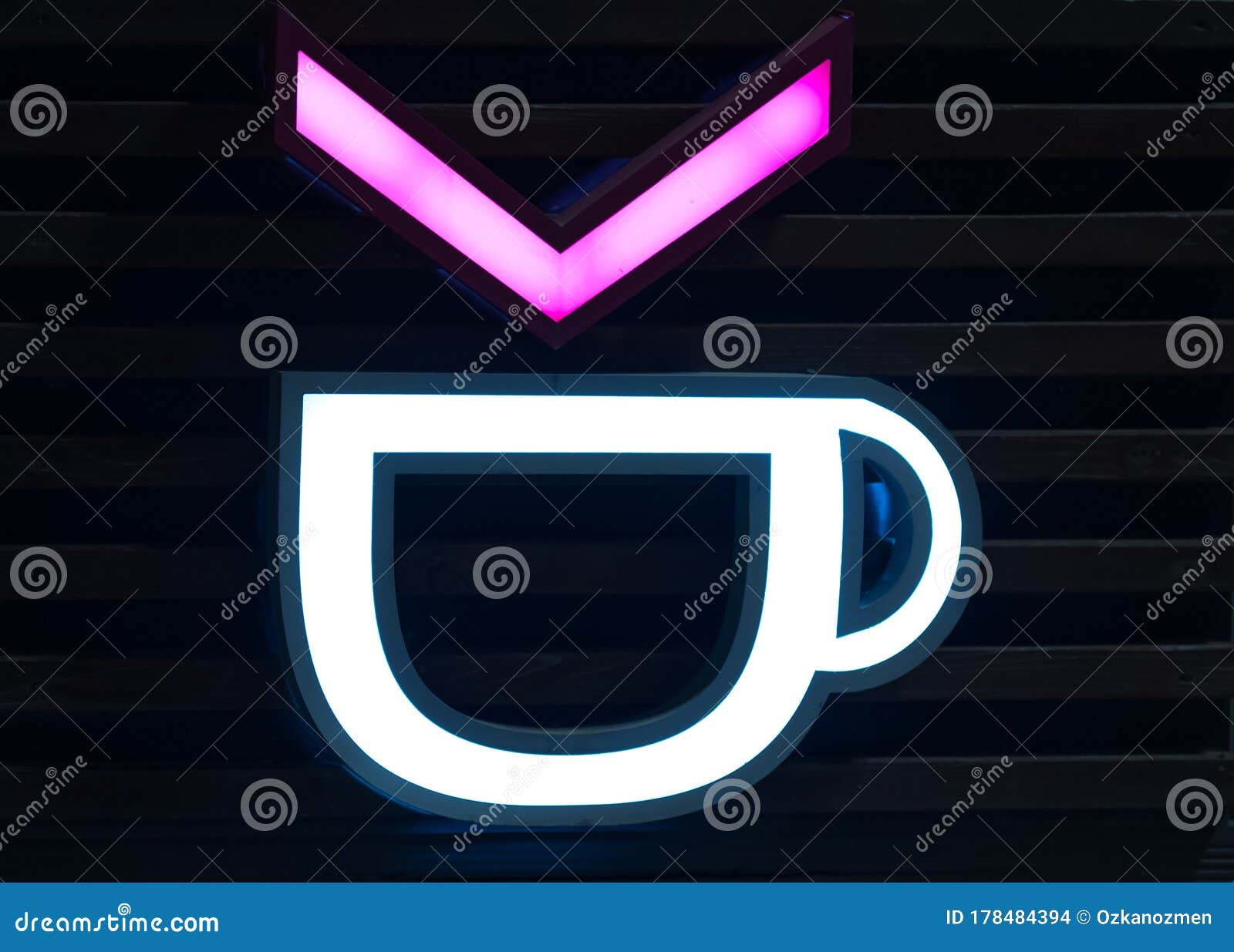 coffee sign in neon