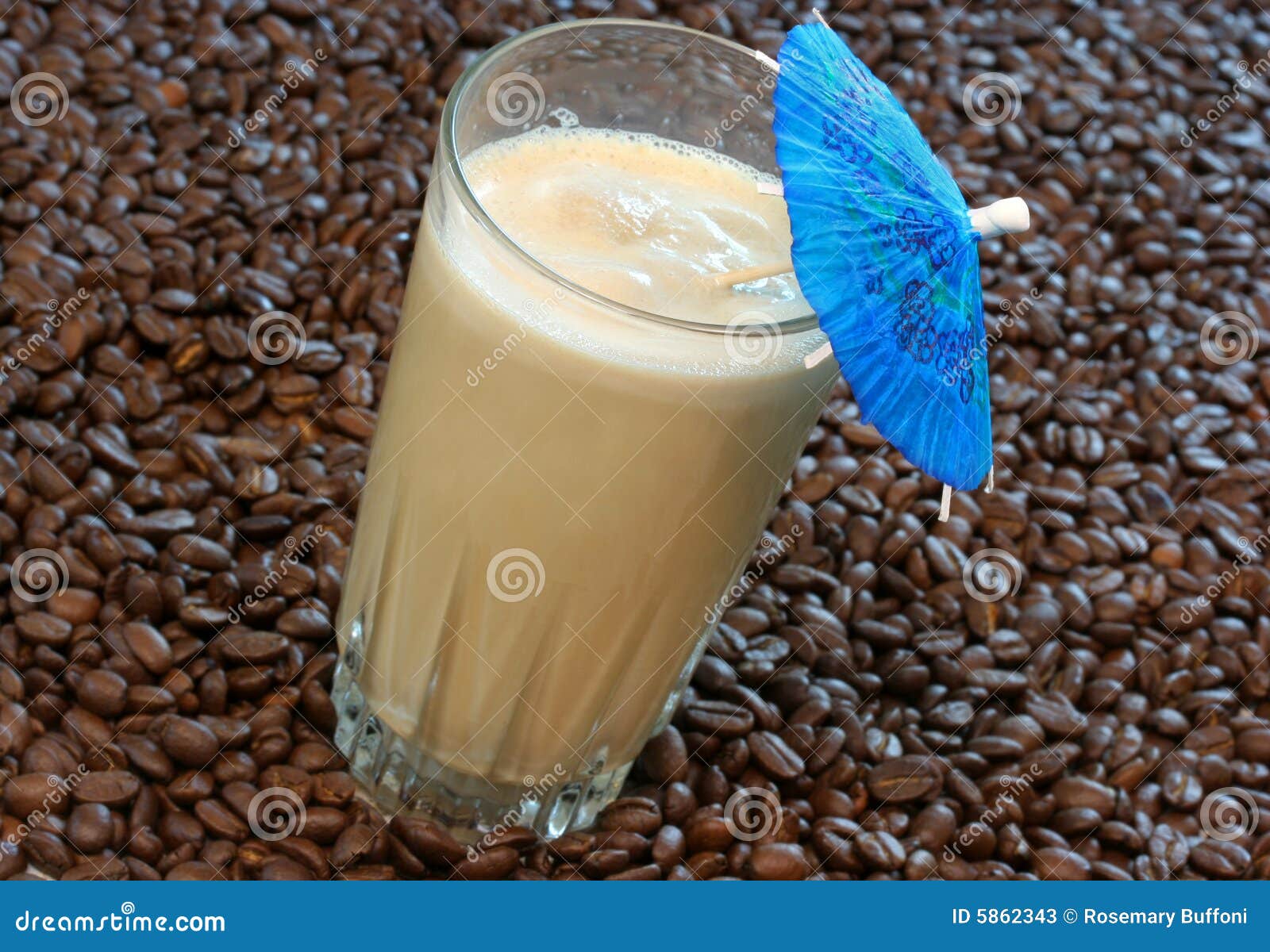 Coffee Smoothie on Coffee Beans Stock Image Image of decoration, coffee 5862343