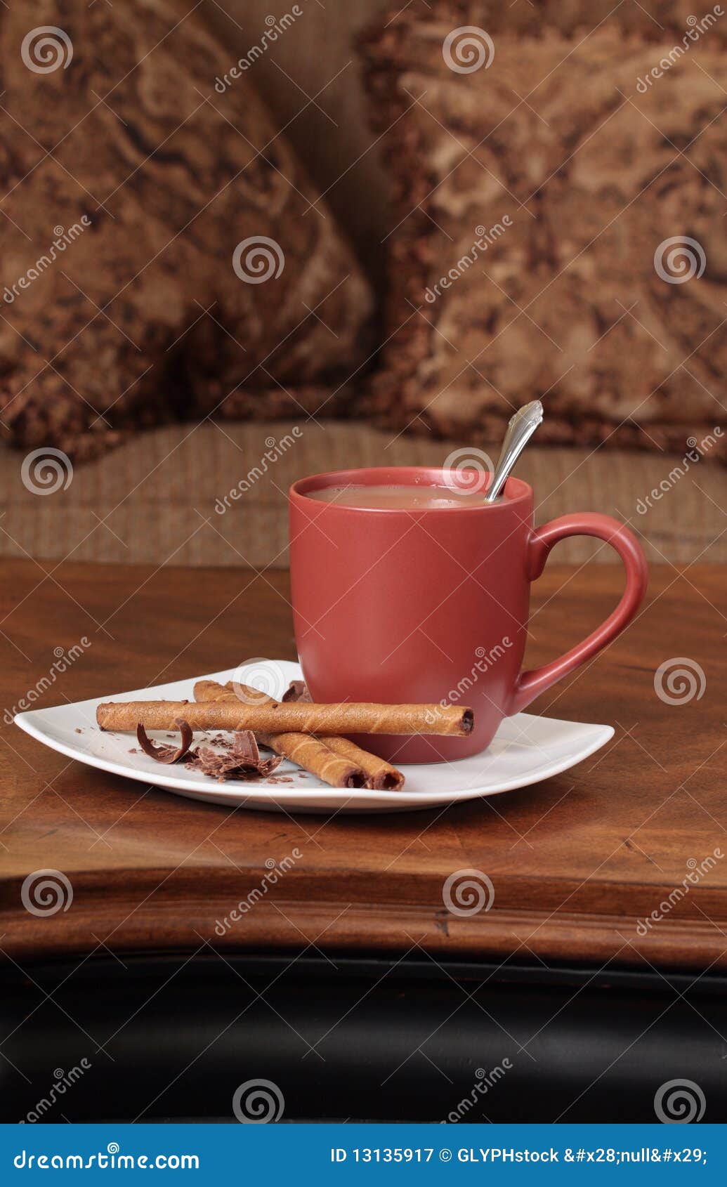 Coffee and Snack stock image. Image of aroma, brown, liquid 13135917
