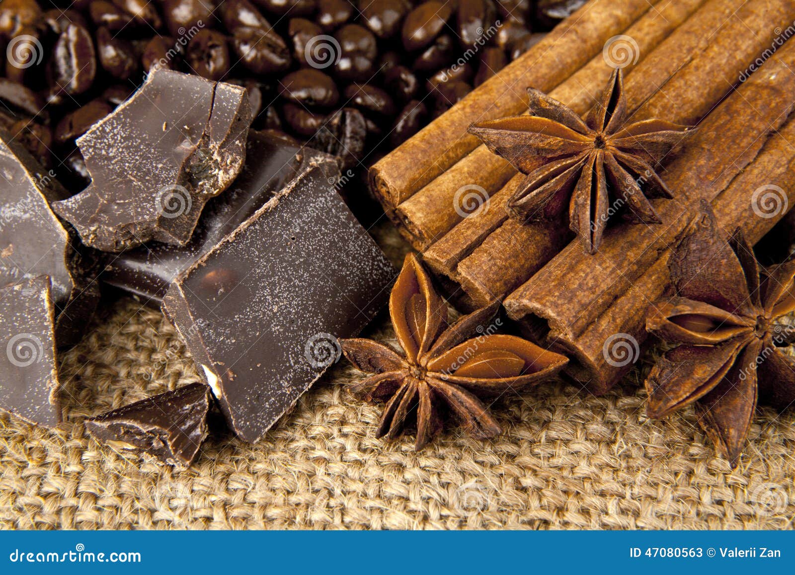 Coffee and spices stock image. Image of brown, flavor 47080563