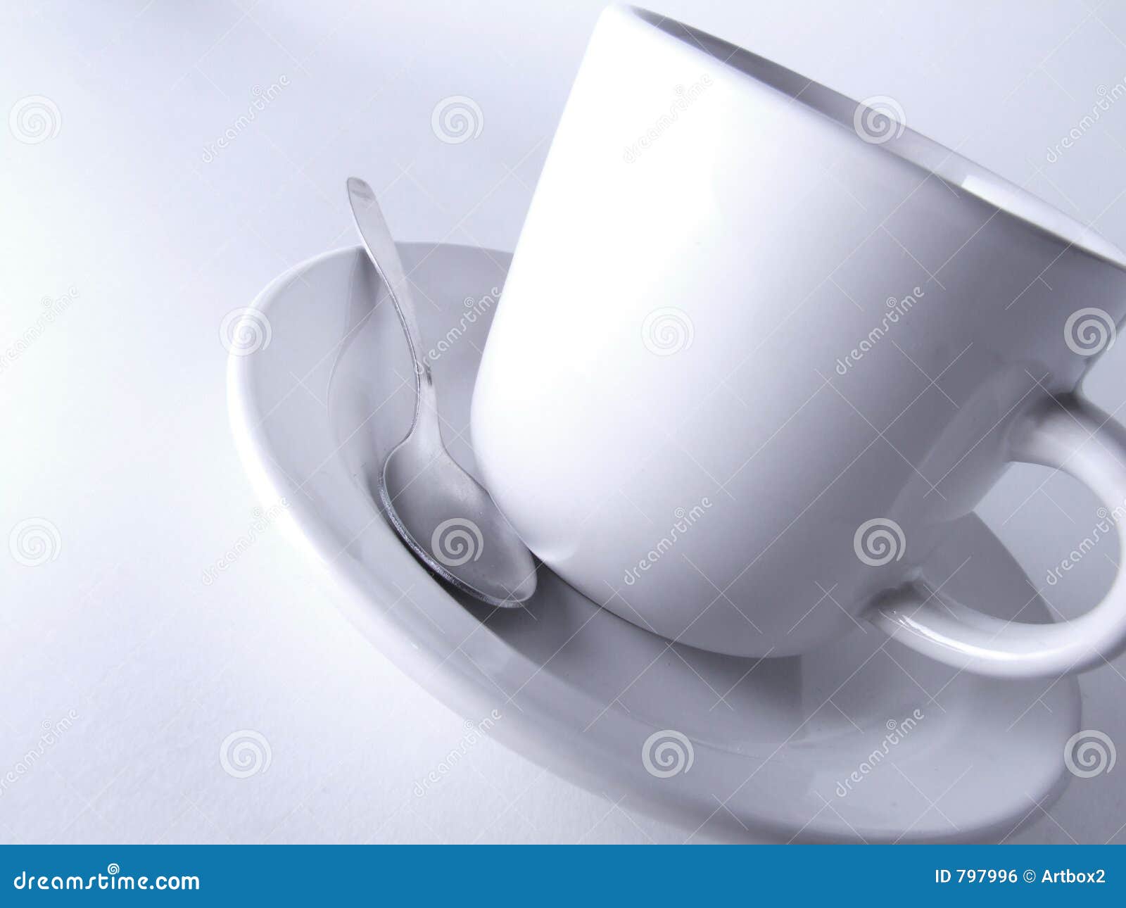 Coffee and spoon stock photo. Image of overhead, latte 797996